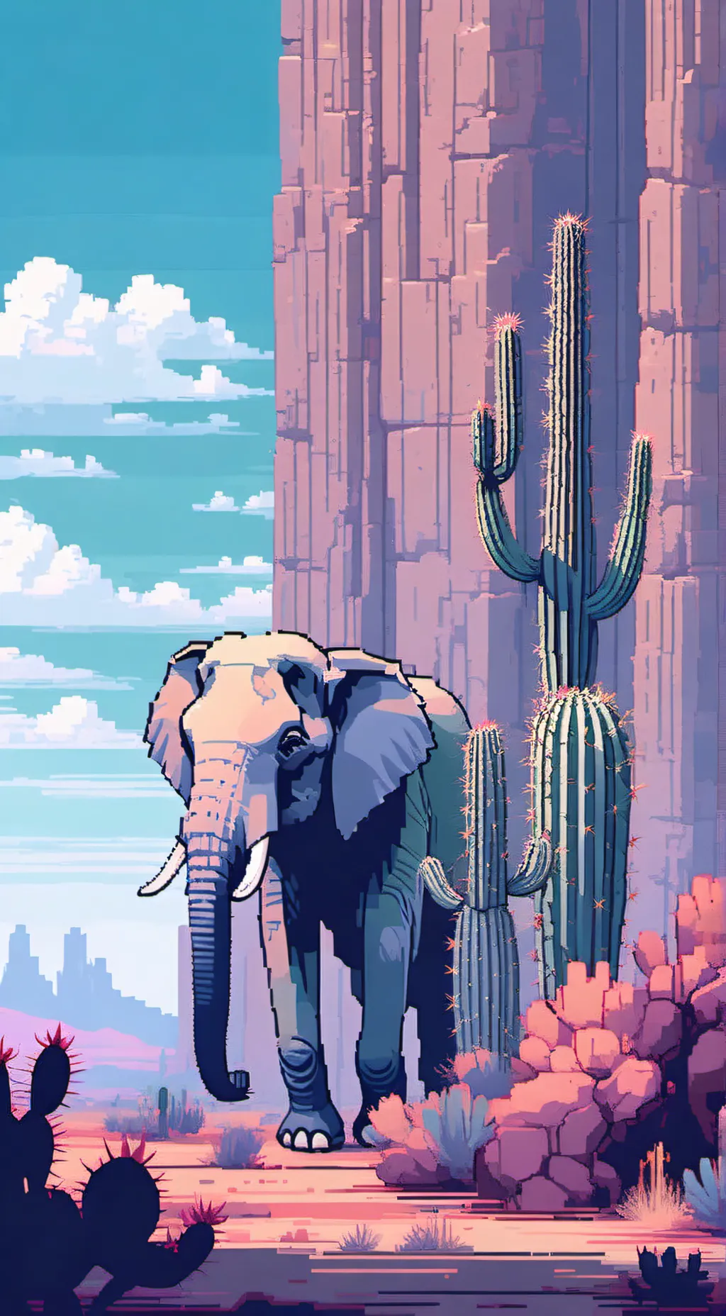 ai character: lirililari la background