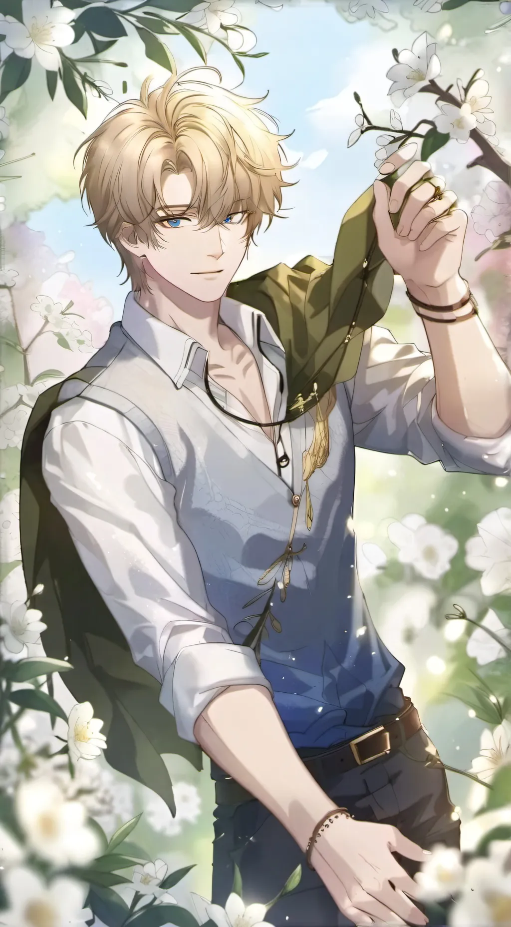 ai character: Gojo sakuri background