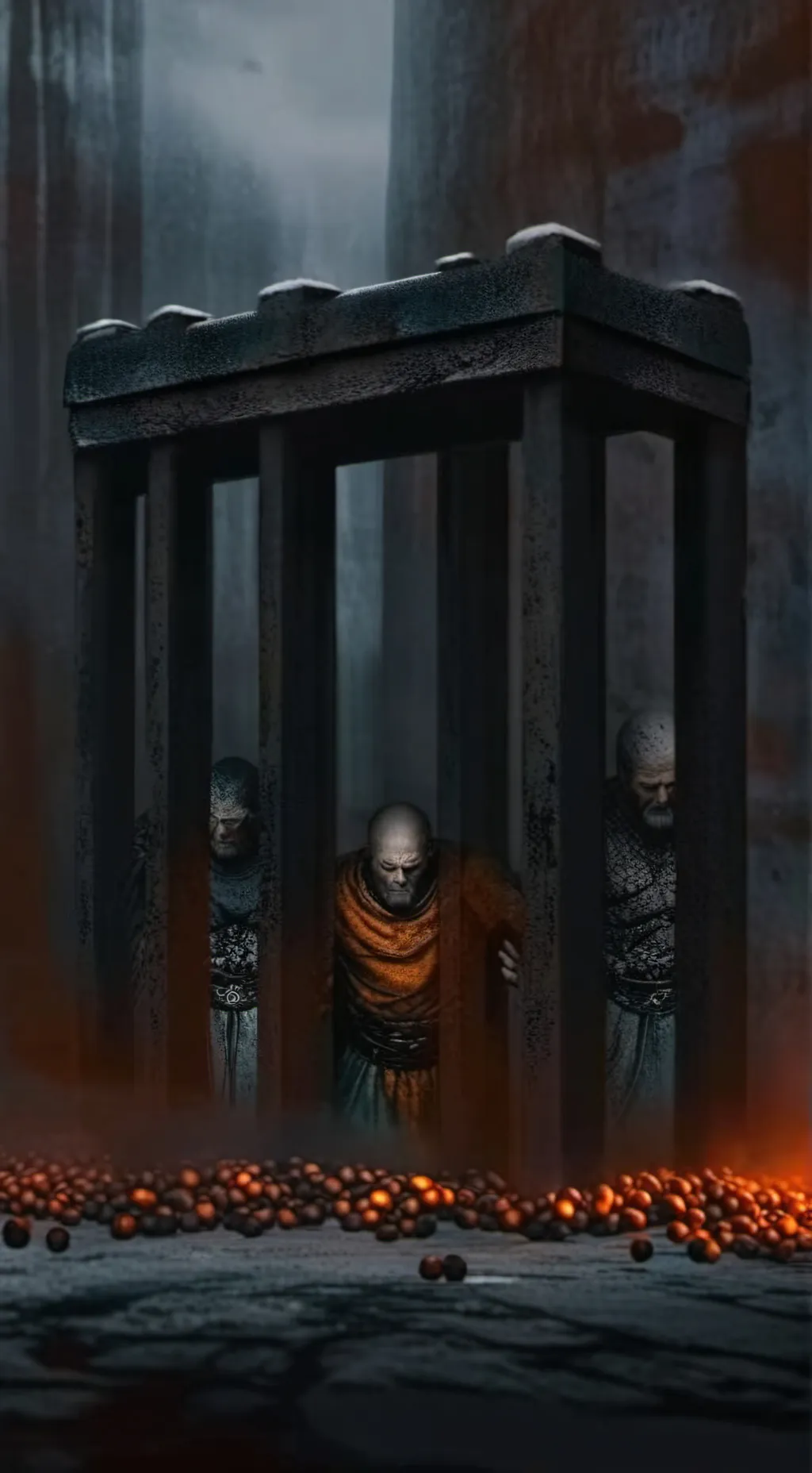 ai character: prison of monsters background