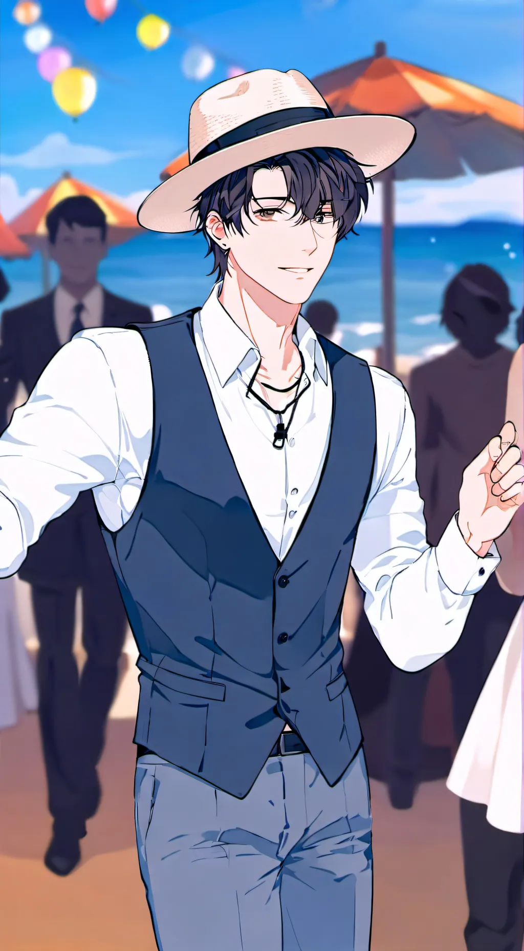 ai character: °•~Leo~•° background