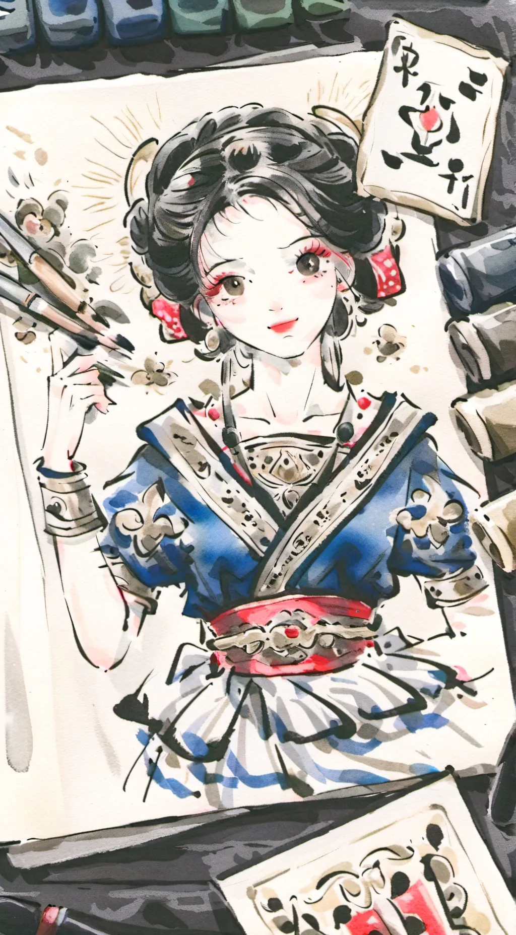 ai character: Luz Estelar background