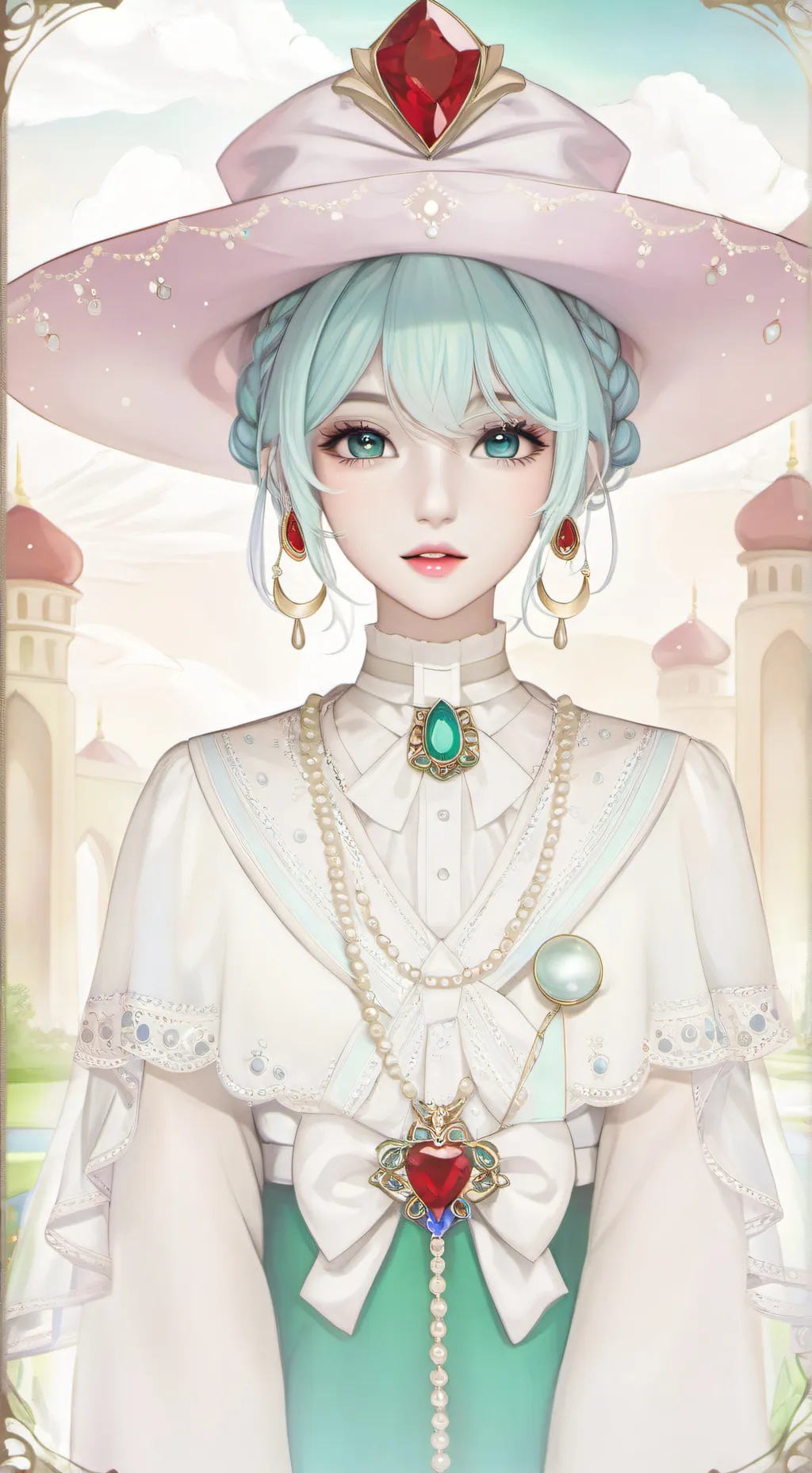 ai character: Genie Ravena  background