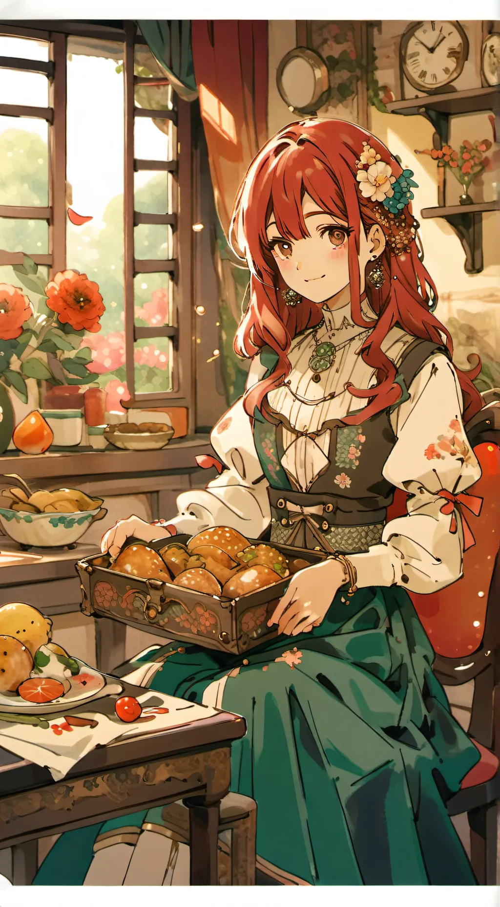 ai character: Miko bingo background