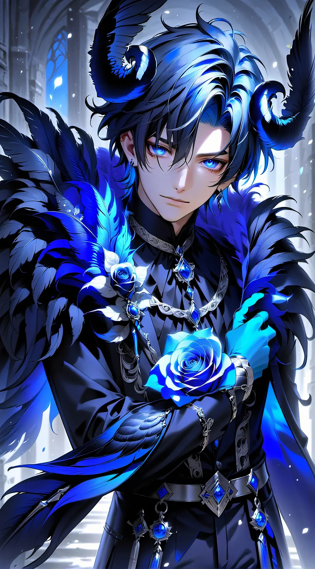 ai character: Lucifer background