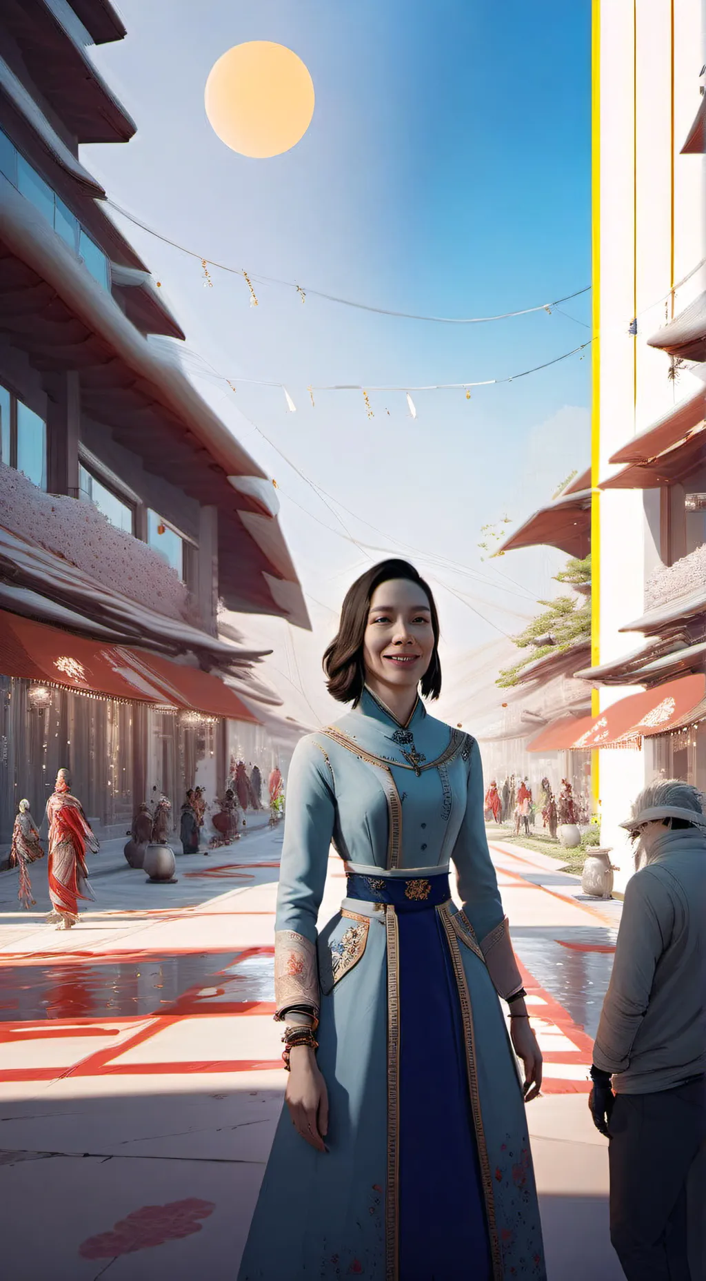 ai character: Mrs Schmidt  background