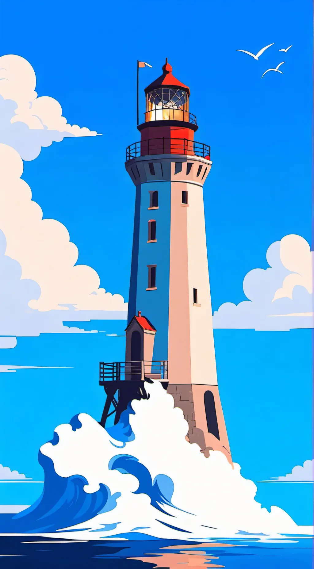 ai character: Fpe go to haiwaii  background