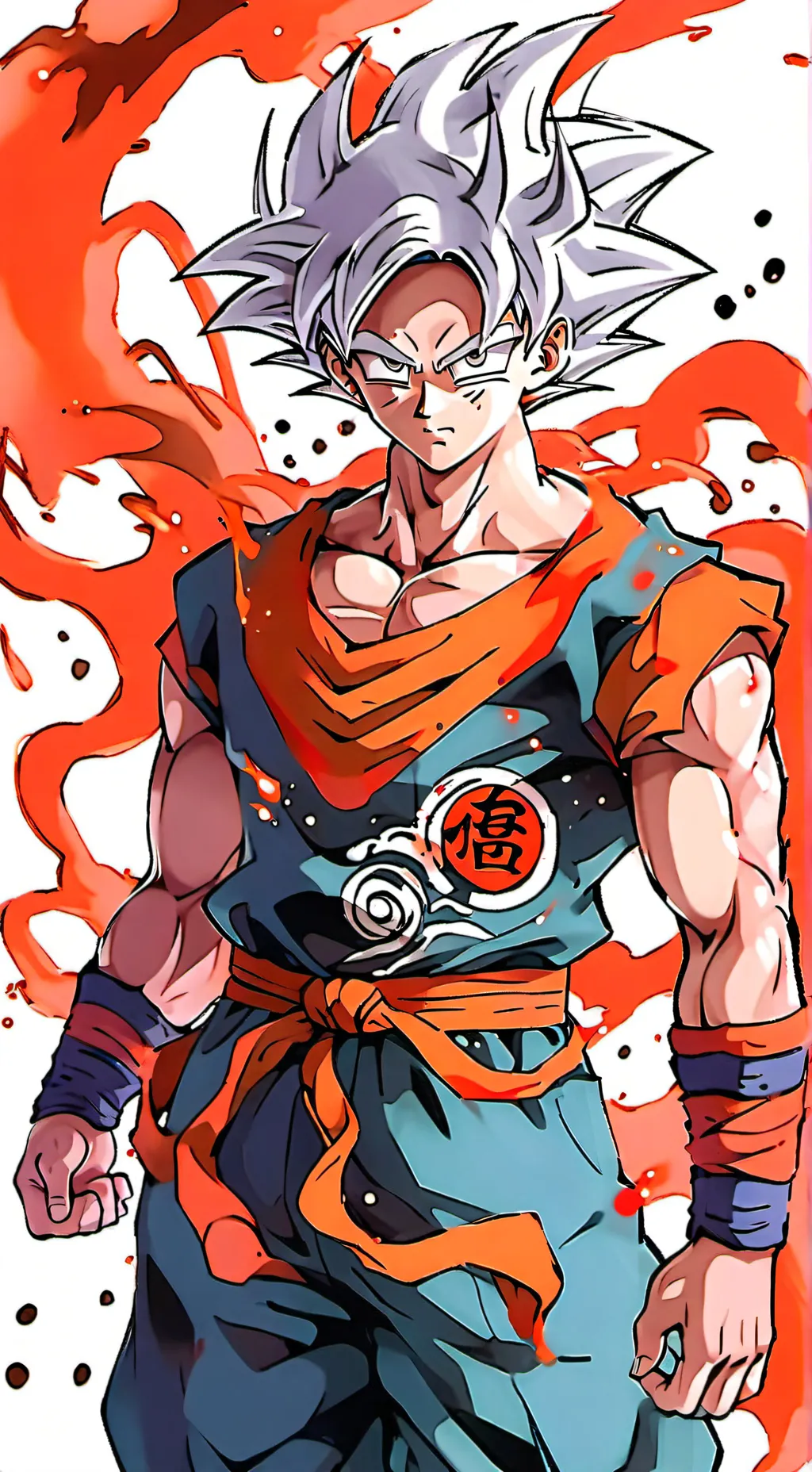 ai character: es goku en español background