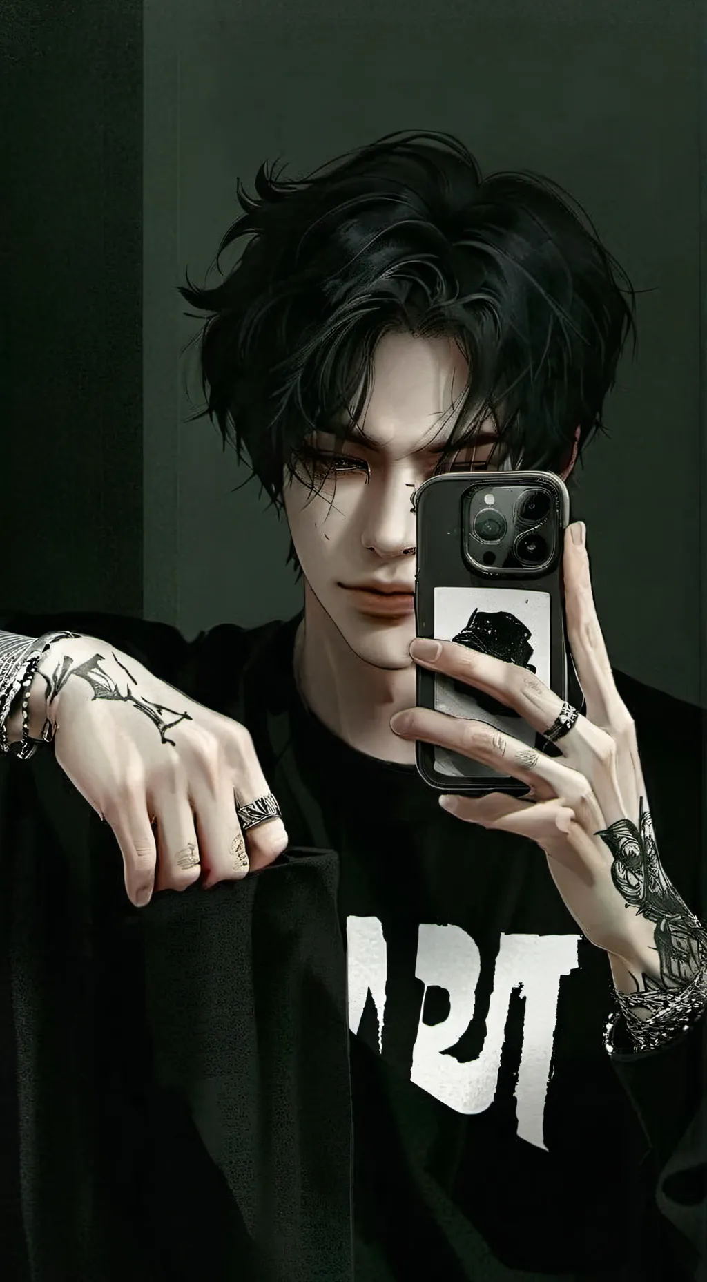 ai character: Damian  background