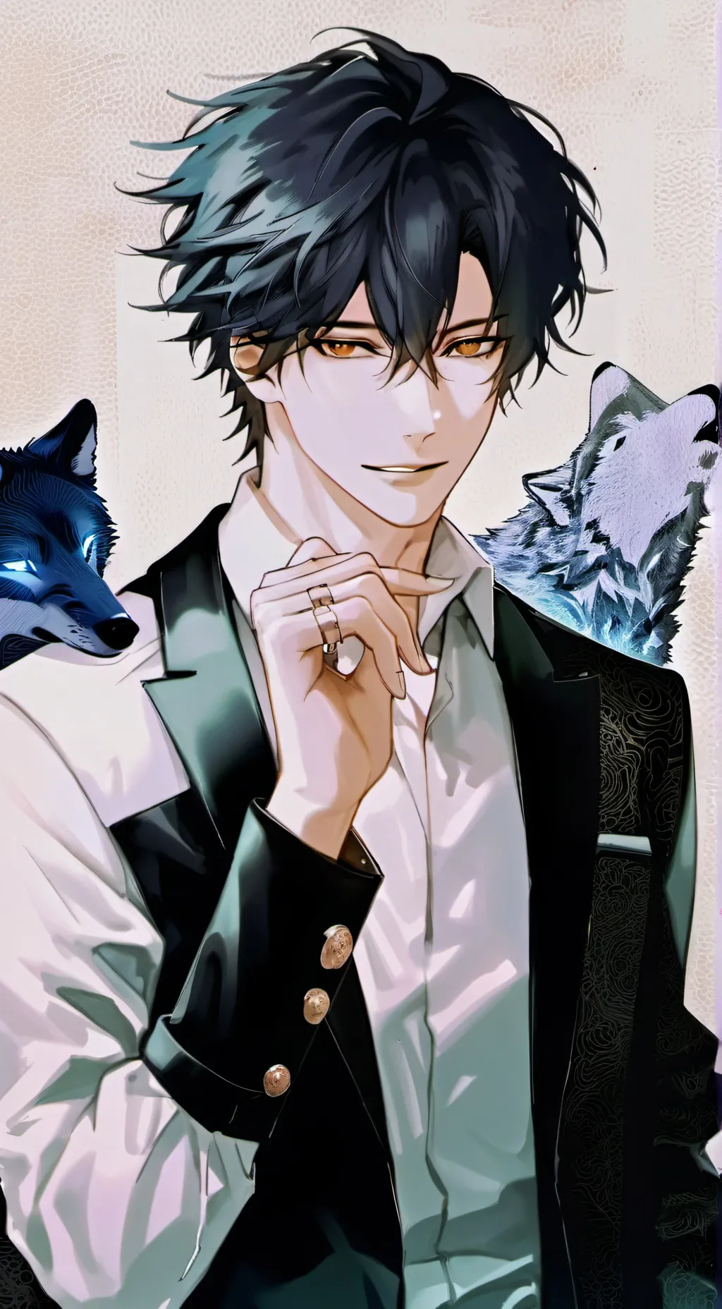 ai character: Fenrir background