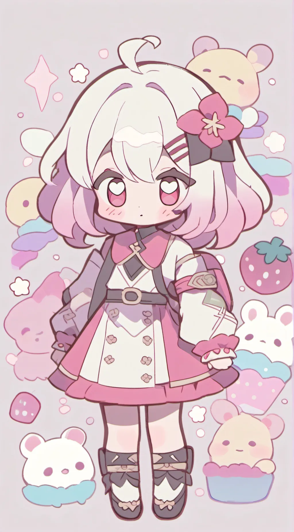 ai character: freaky sprout  background