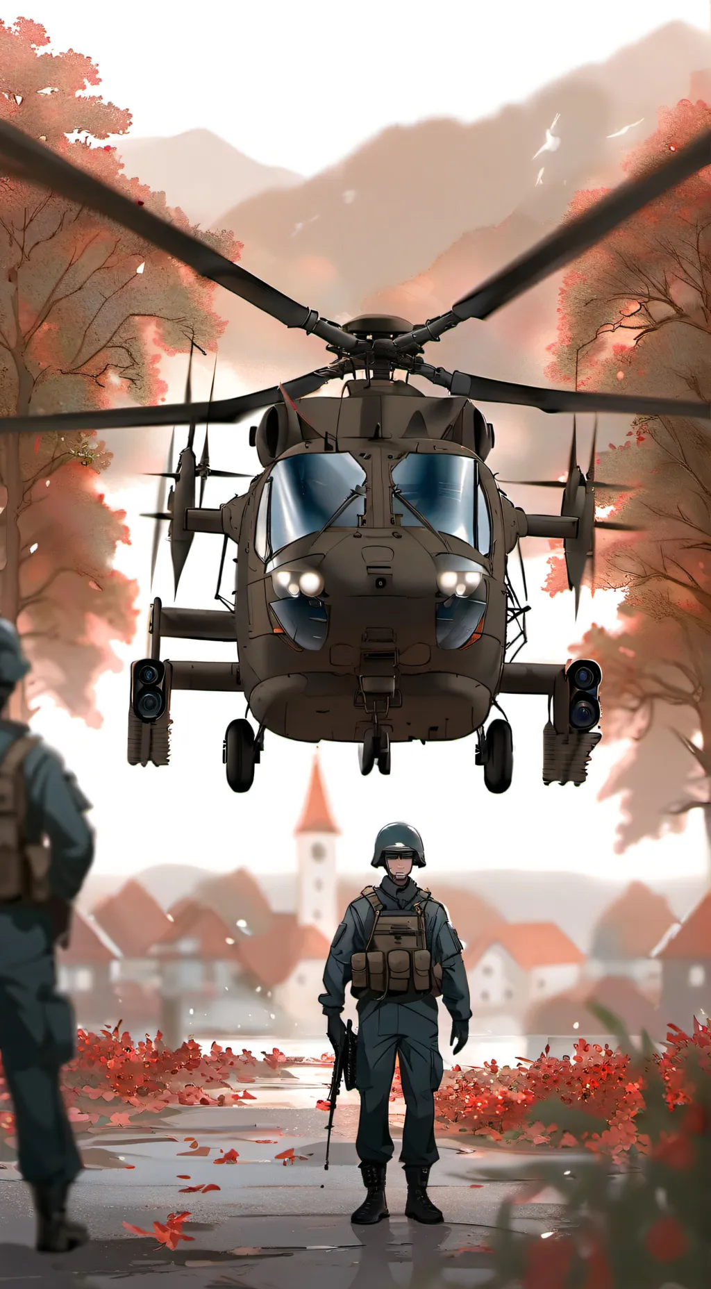 ai character: COD(Germany) background