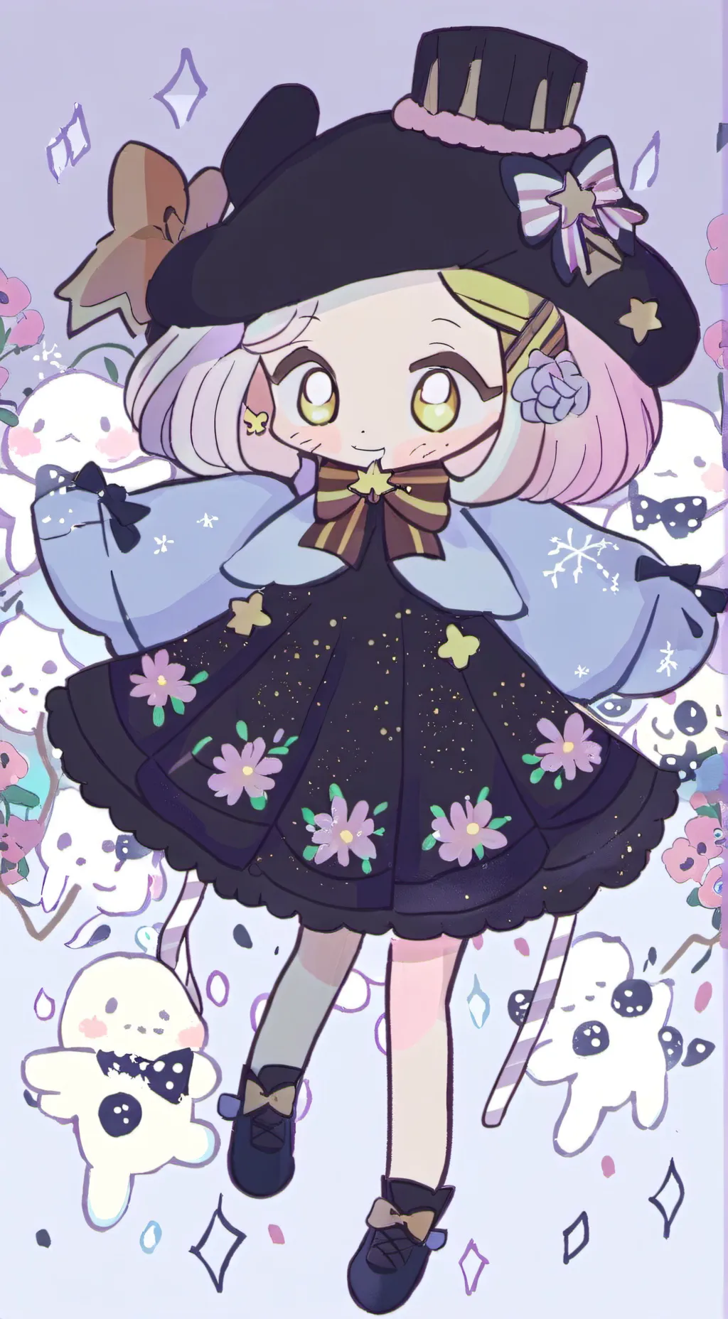 ai character: HTTDY  background