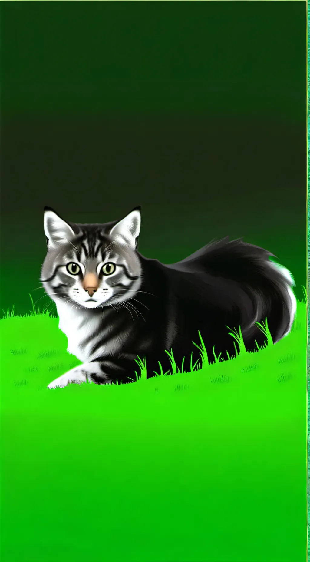 ai character: кот акула background