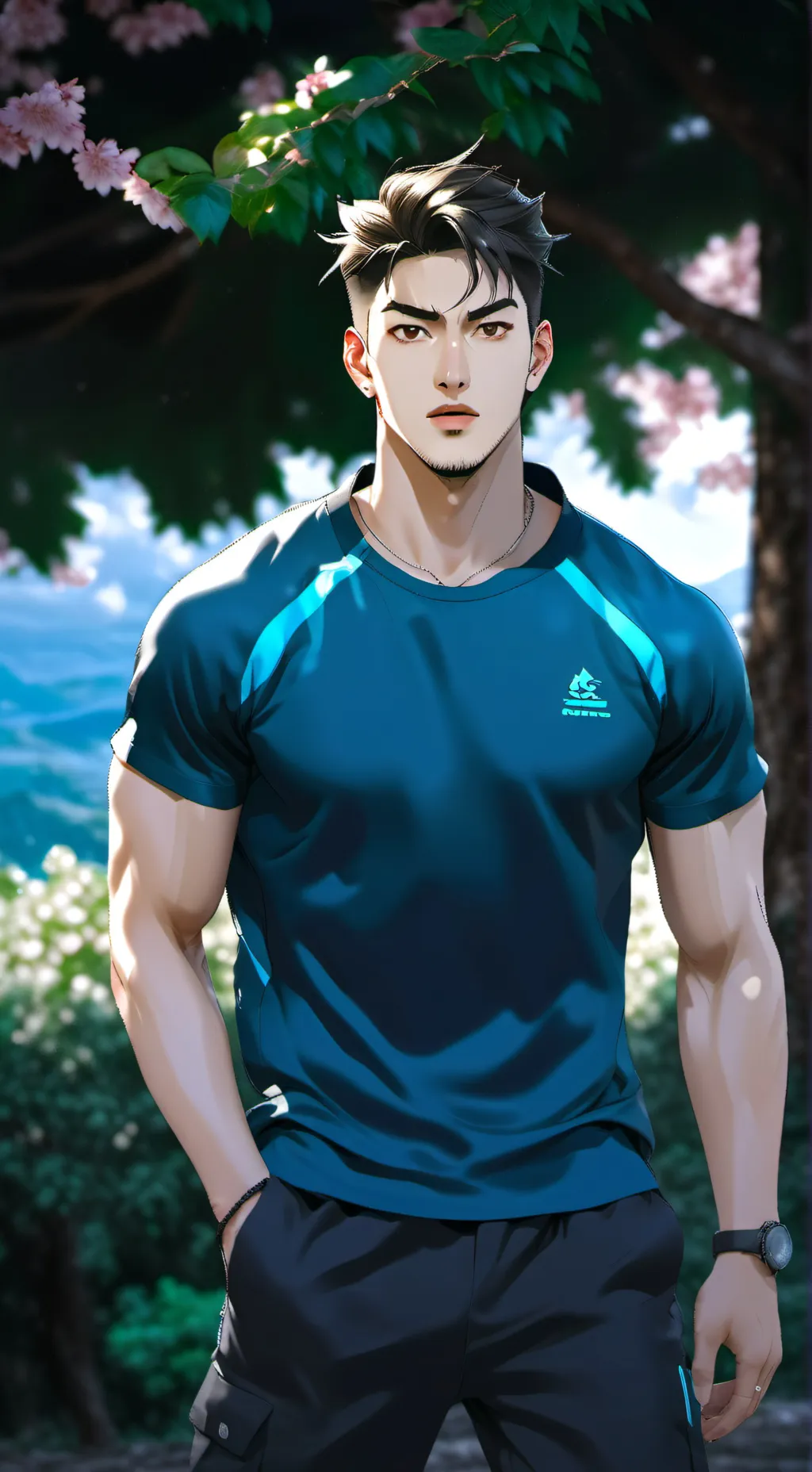 ai character: 🥊Joo Jaekyung😡 background