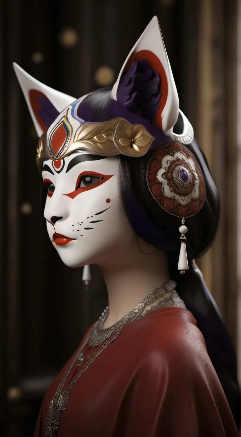 ai character: kurovanepro background