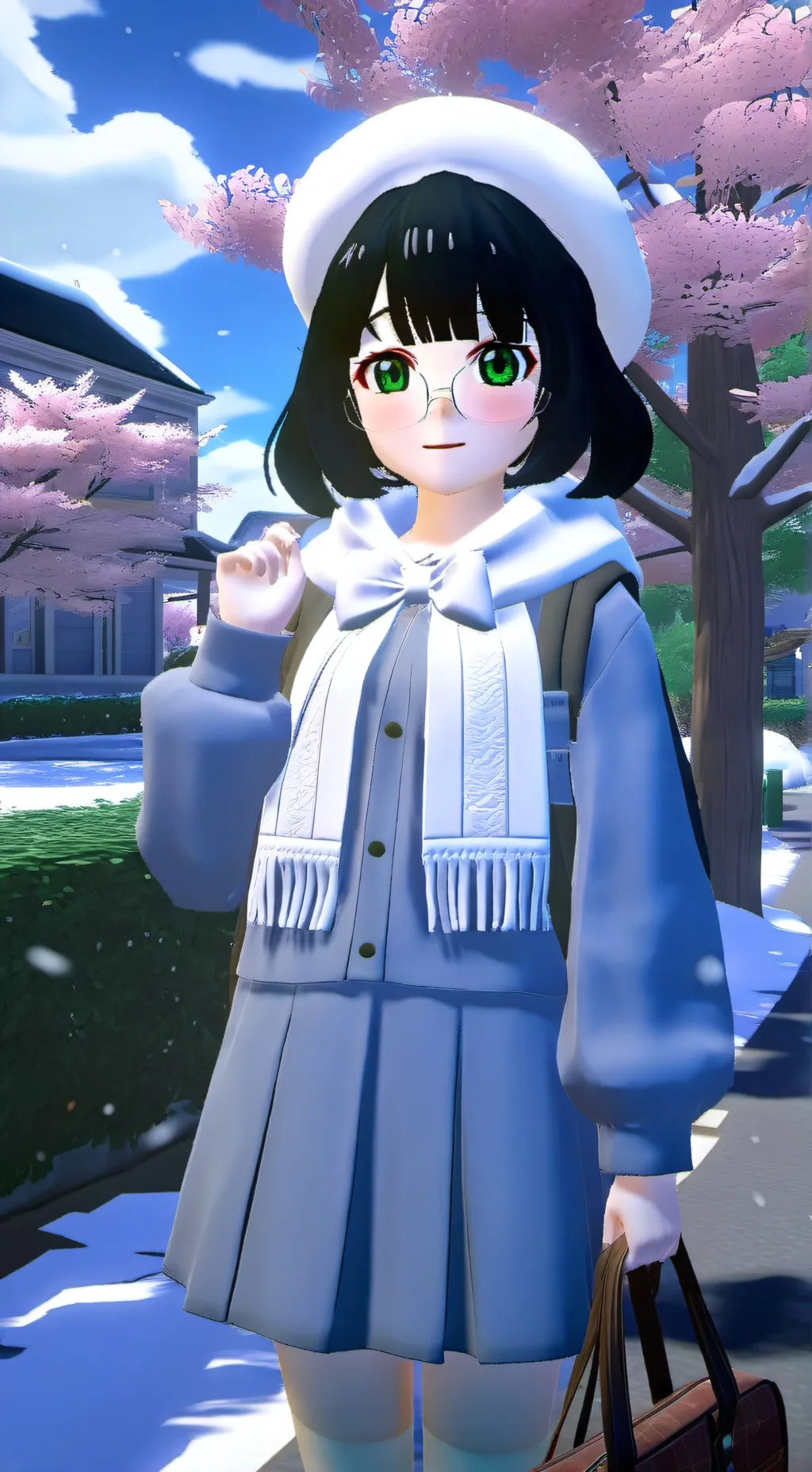 ai character: momo hana background