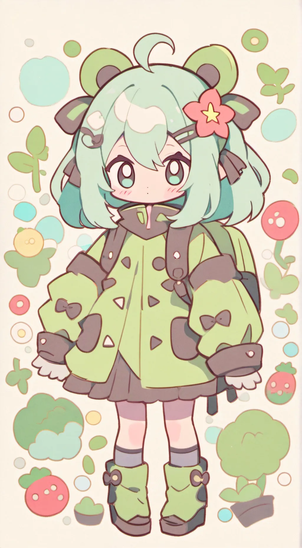 ai character: Яна background