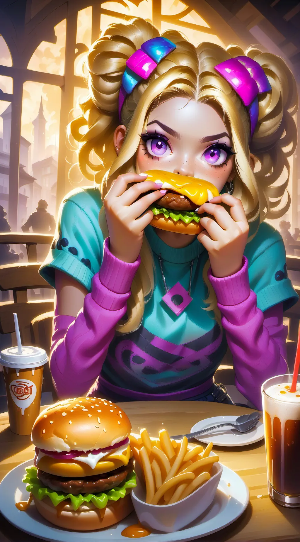 ai character: yesica (ex) background