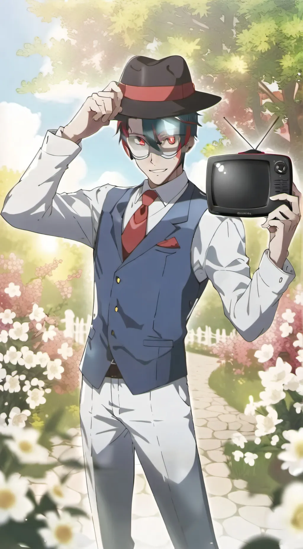 ai character: vox vee background