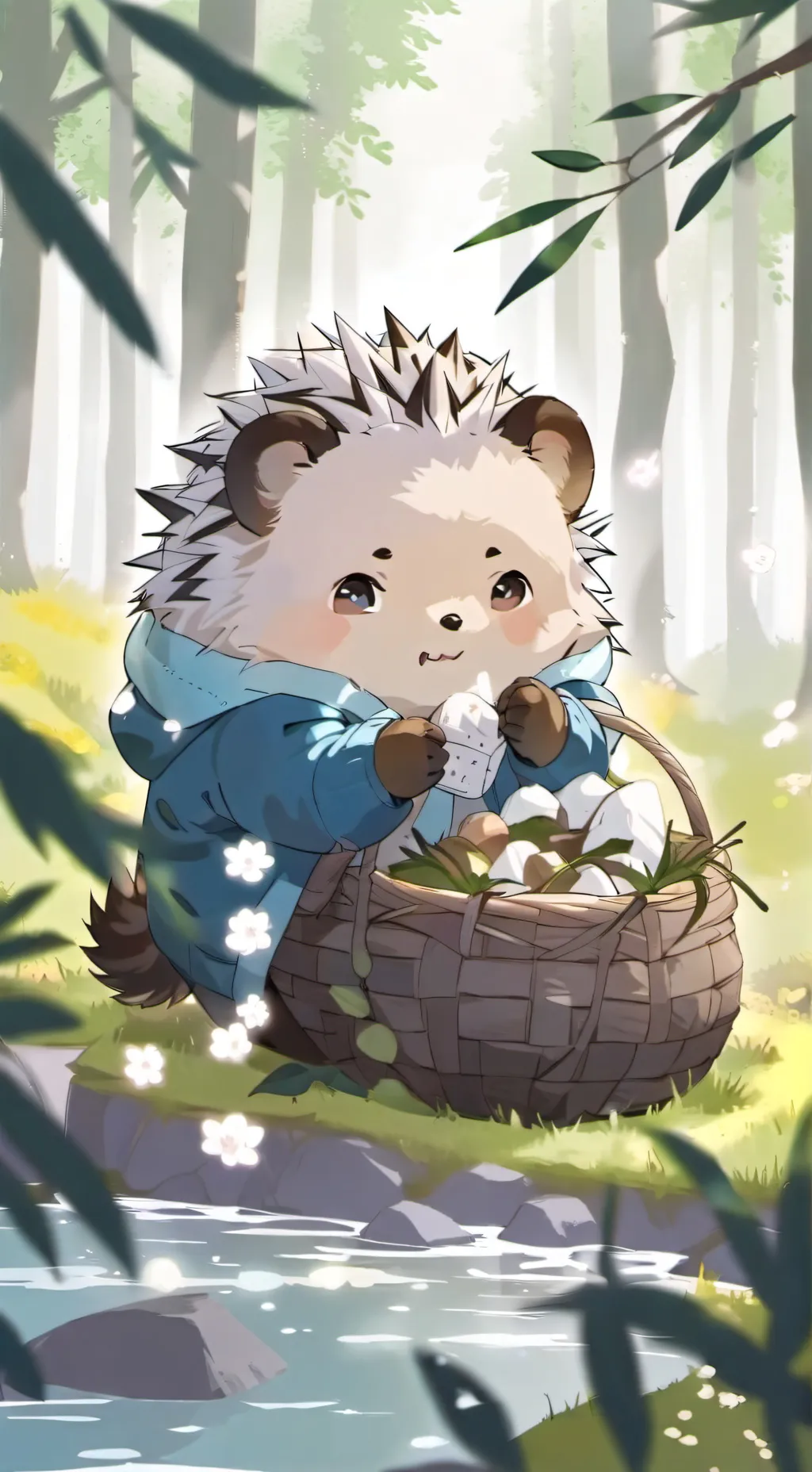 ai character: Hedgey background
