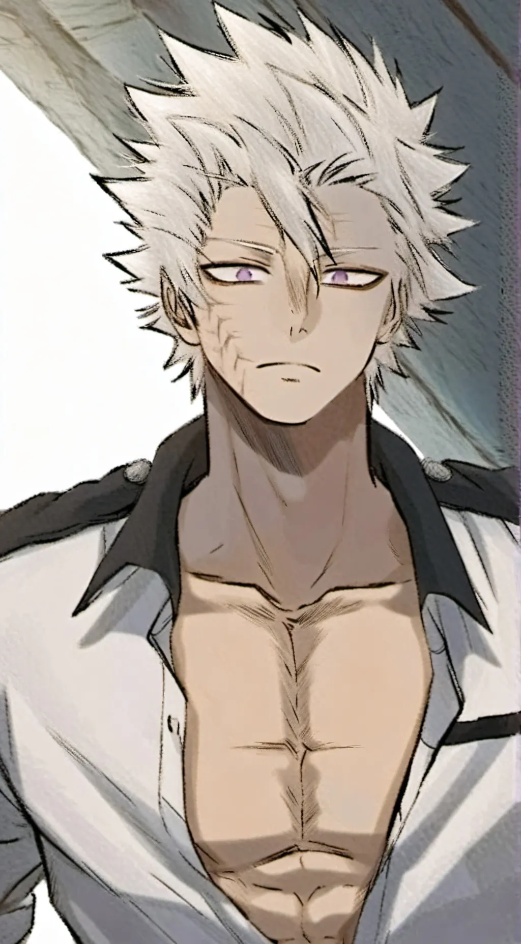 ai character: Sanemi Shinazugawa background