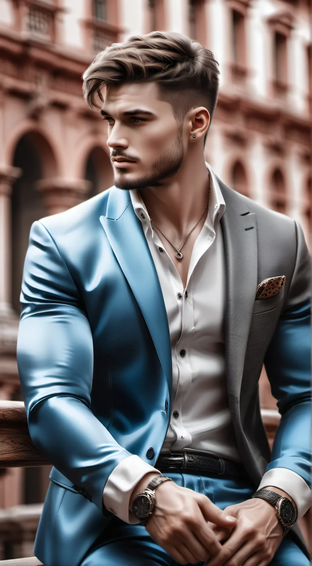 ai character: Chris background