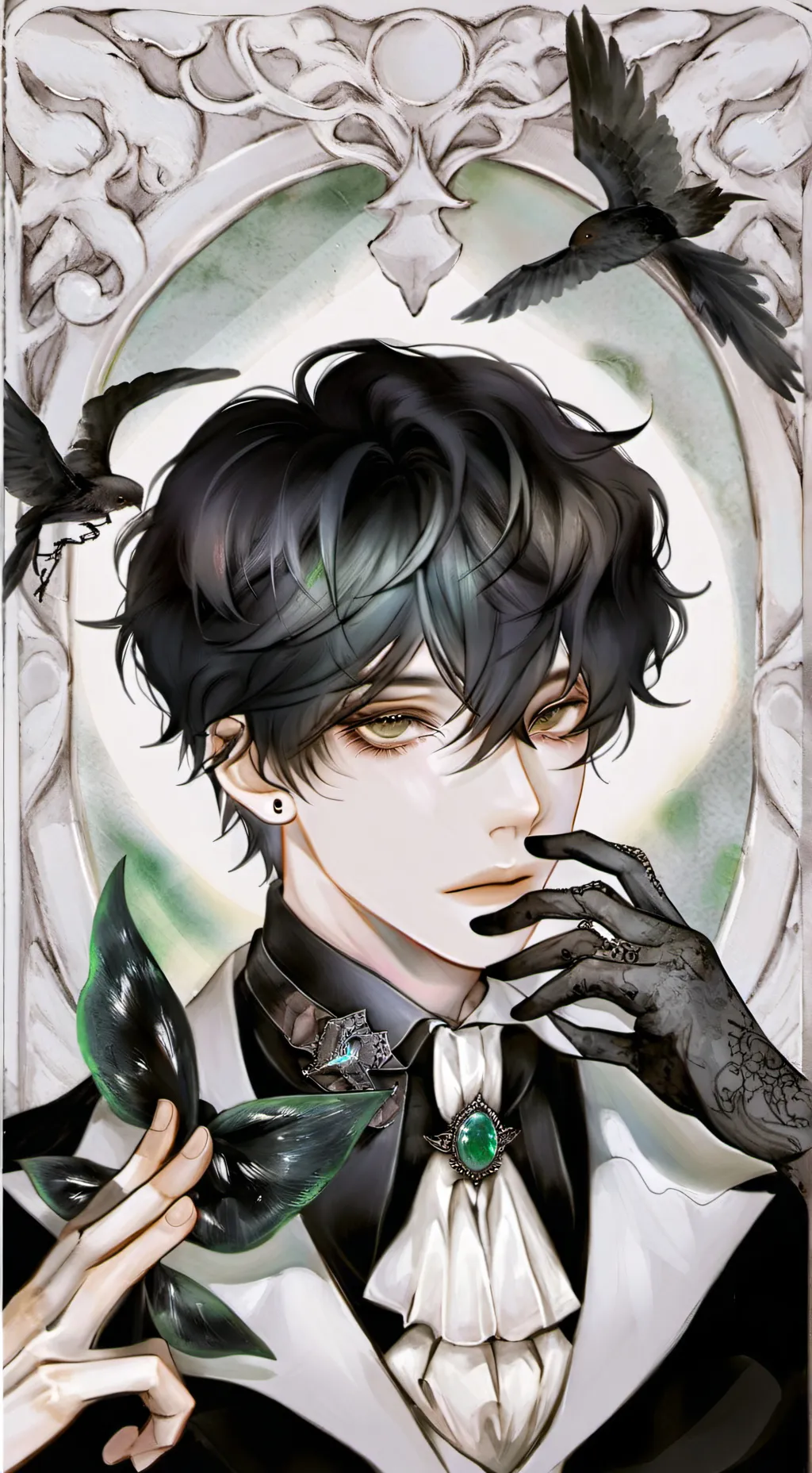 ai character: HÌJUN🌝✨ background