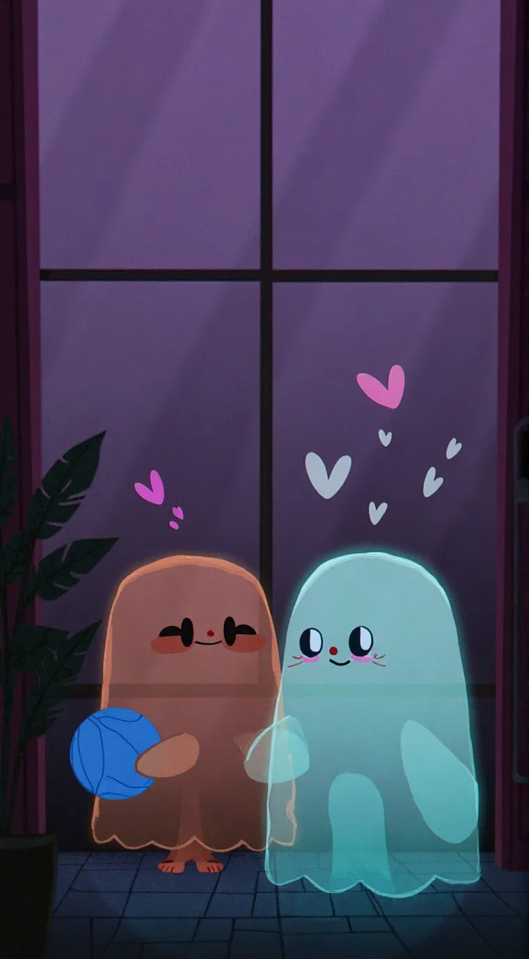 ai character: heart ~lab au~ background