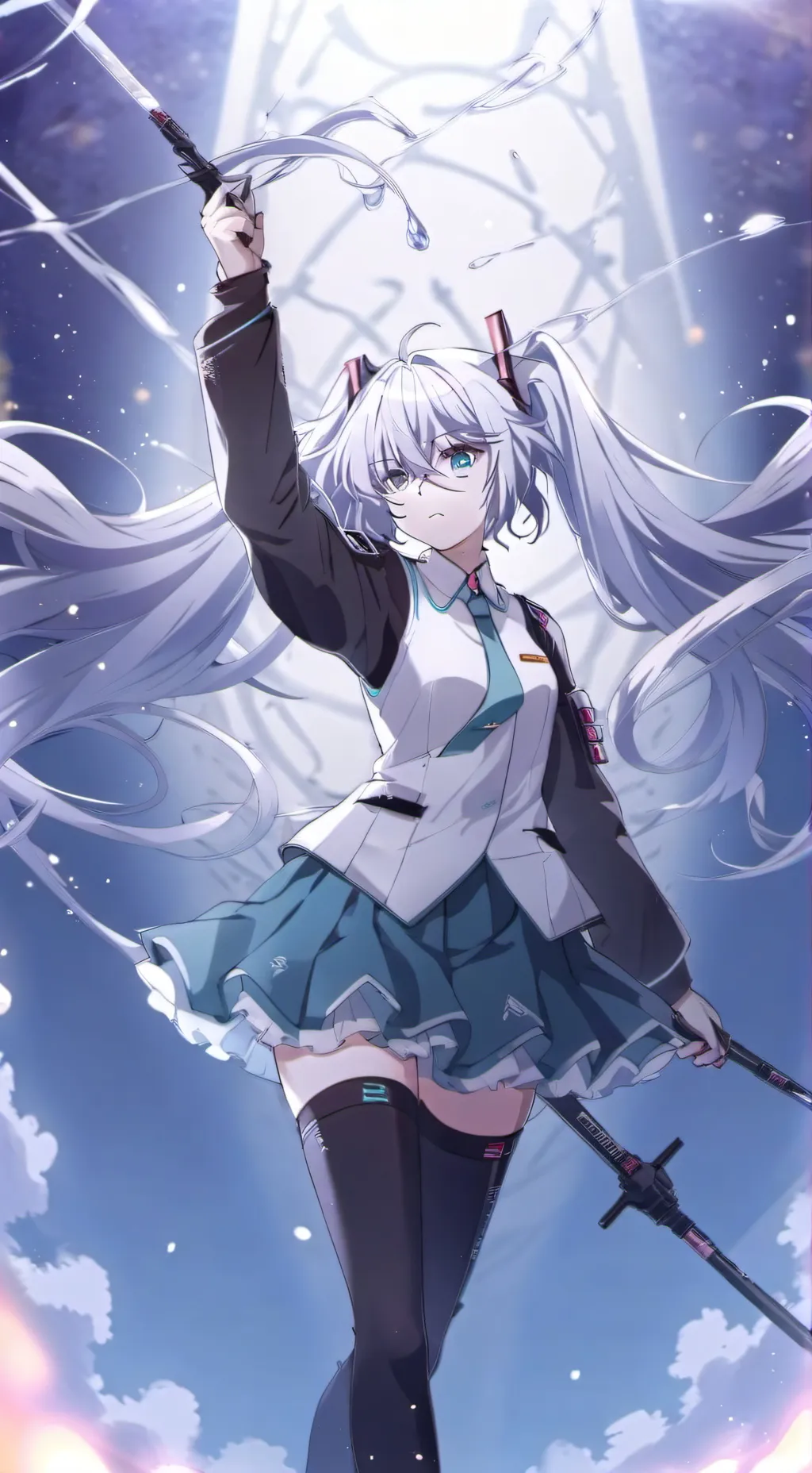 ai character: Hatsune Miku background