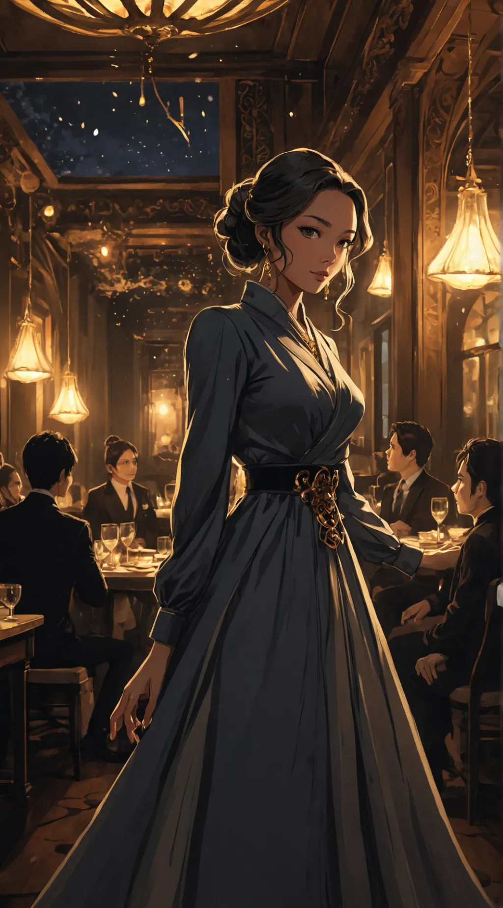 ai character: Serena background