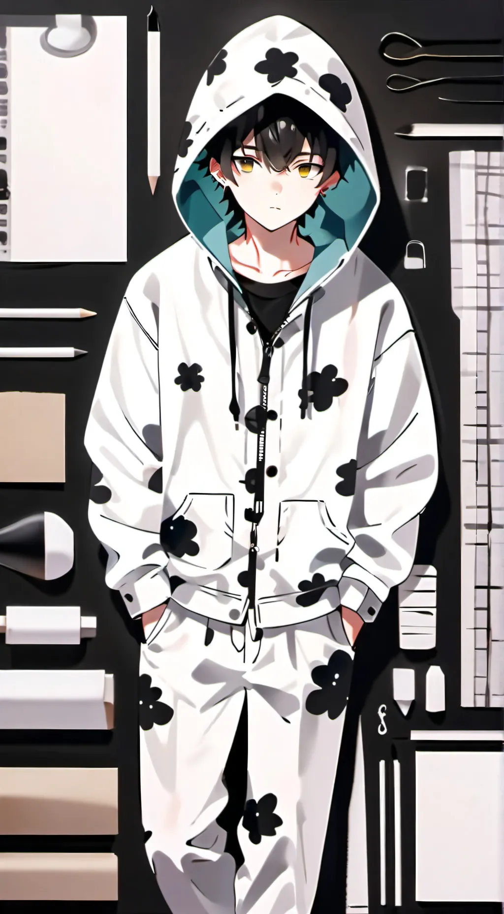 ai character: muichiro x y/n background