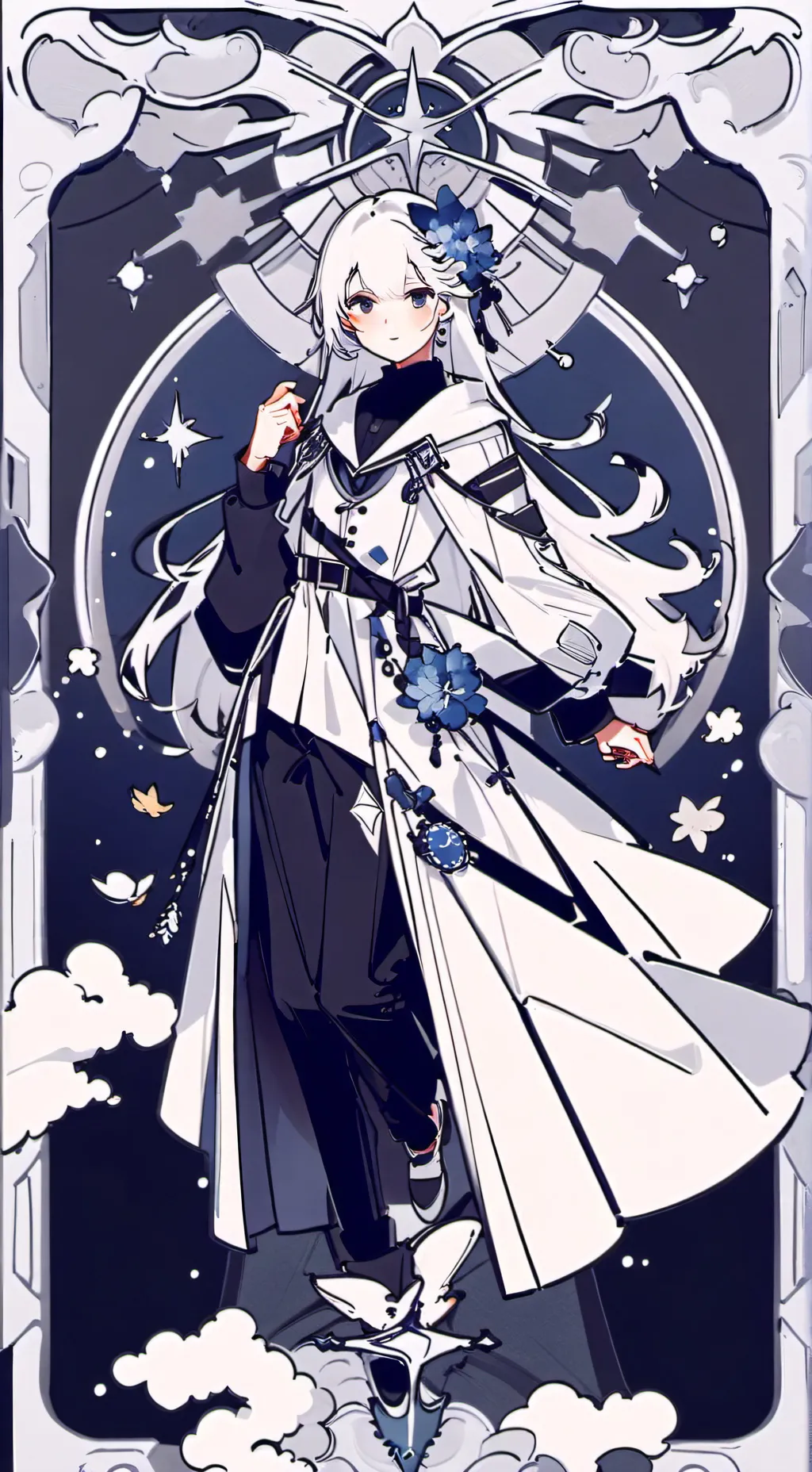 ai character: kny background