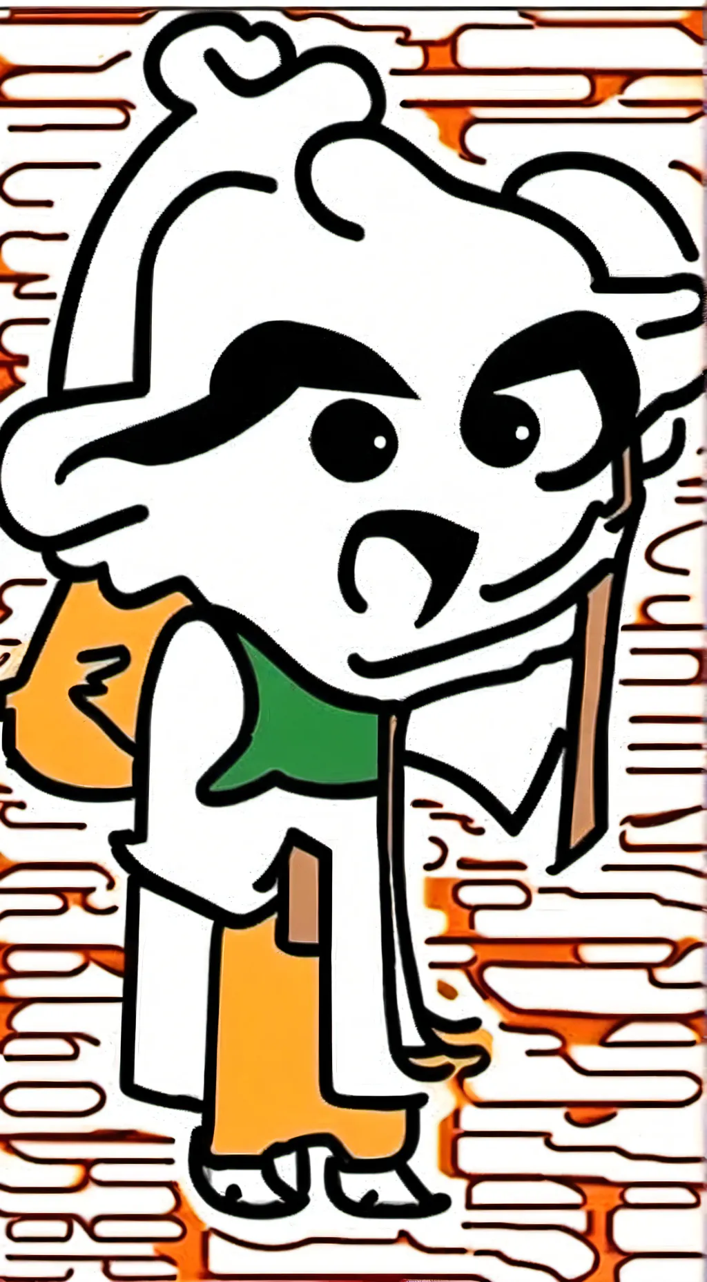 ai character: vee  background