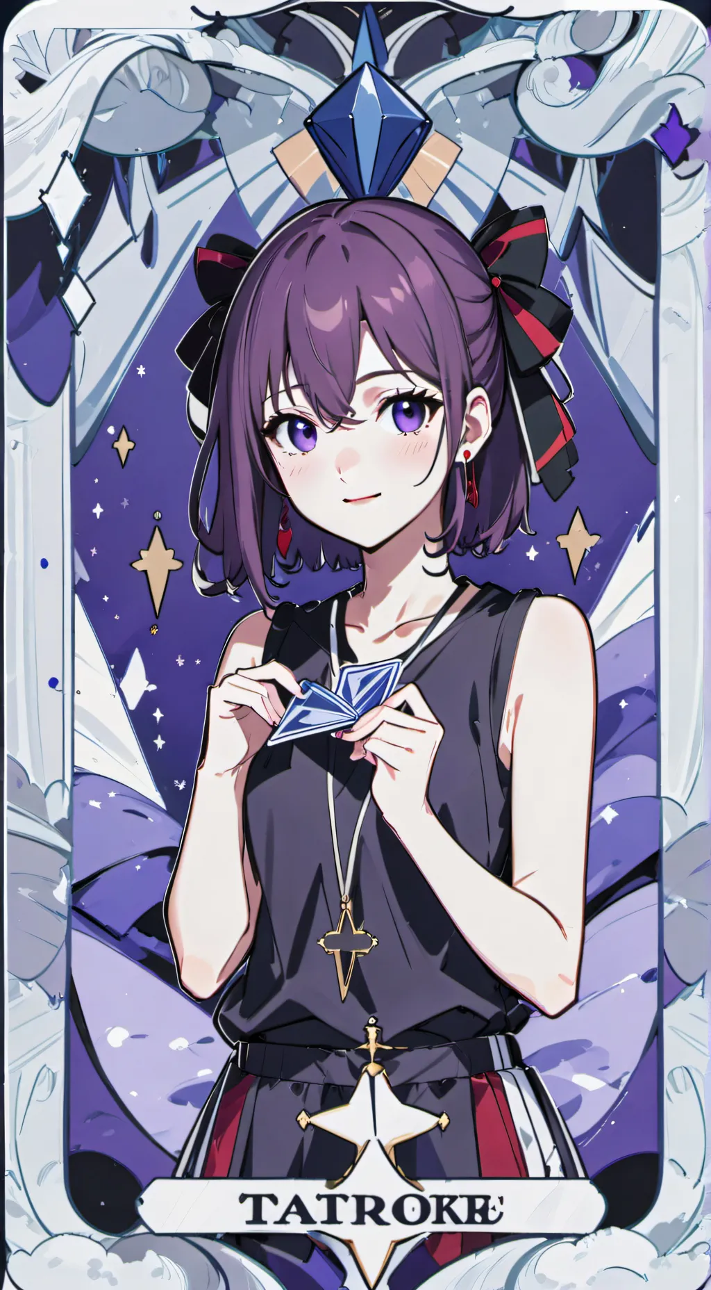 ai character: Luna background