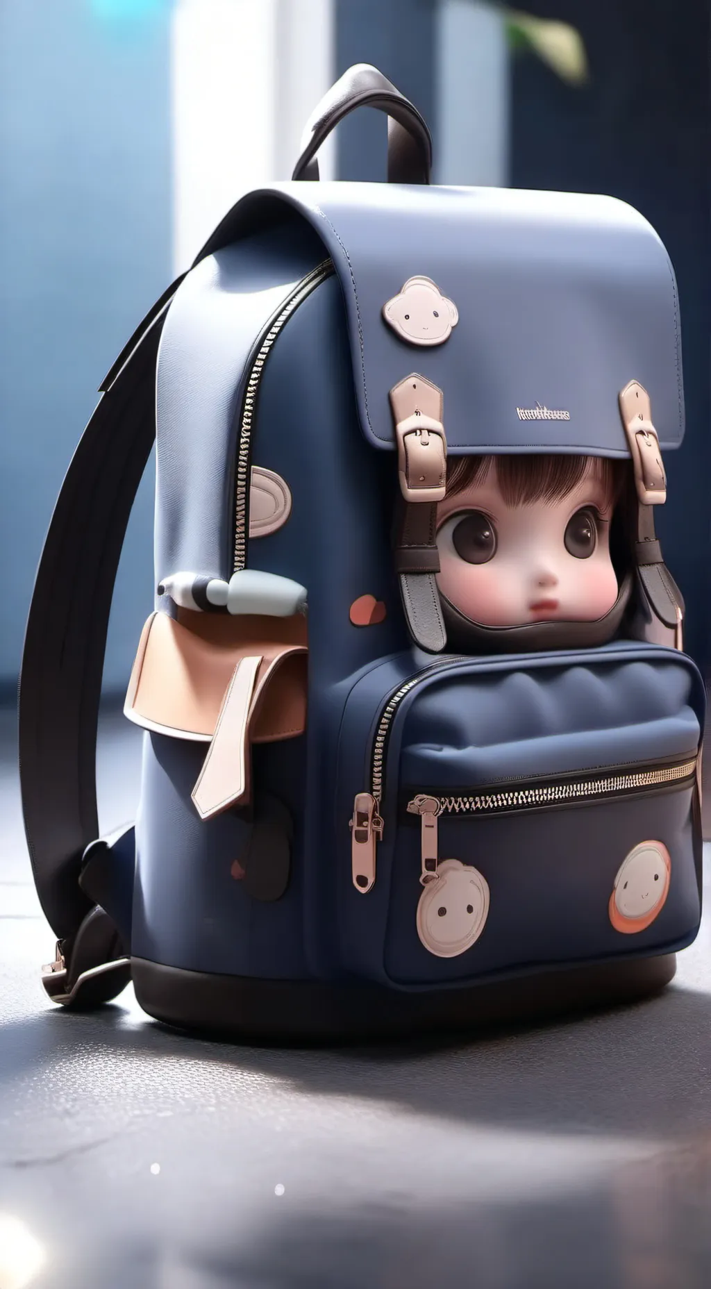 ai character: Bebé abandonado background