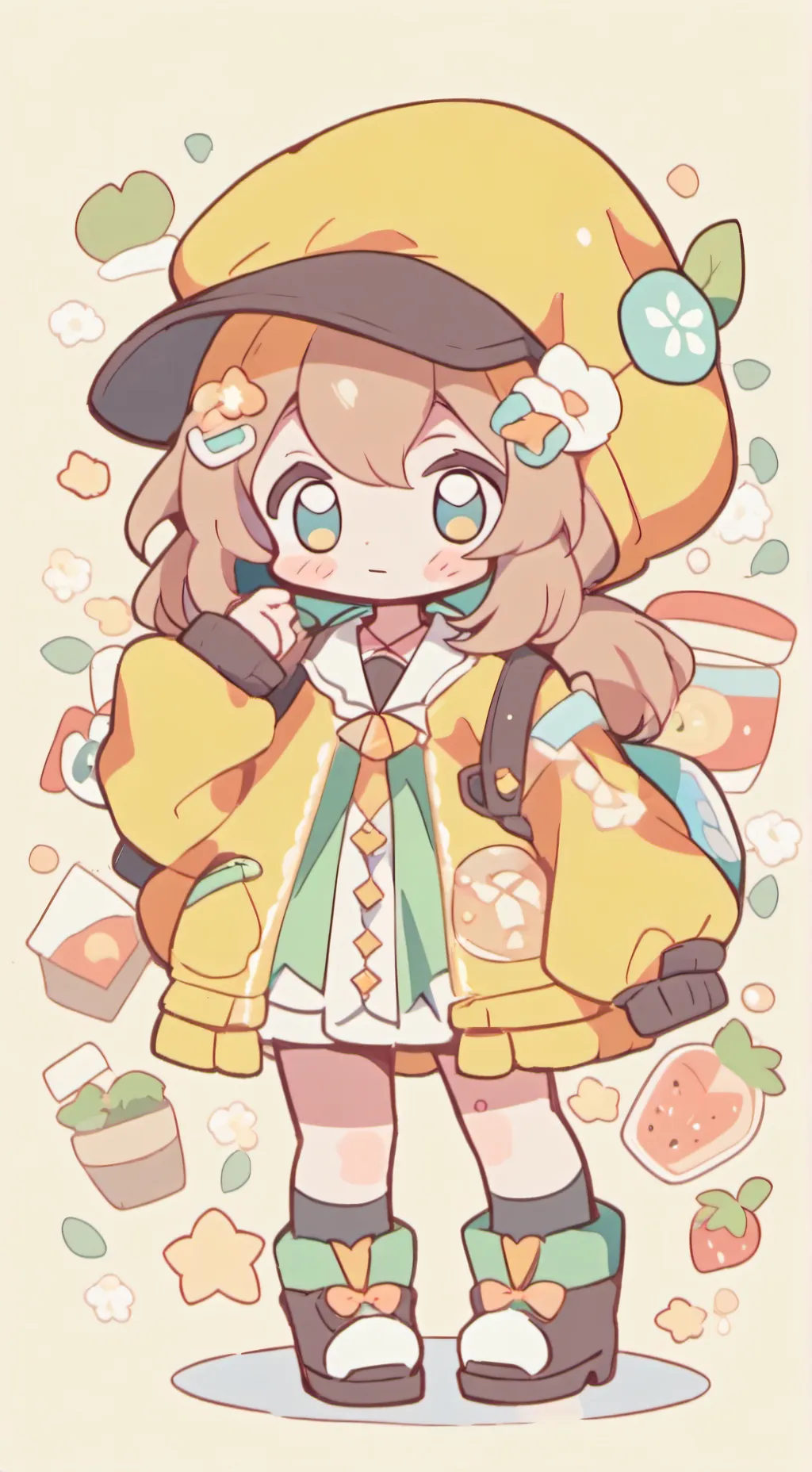 ai character: 🍋Лимонка🍋 background