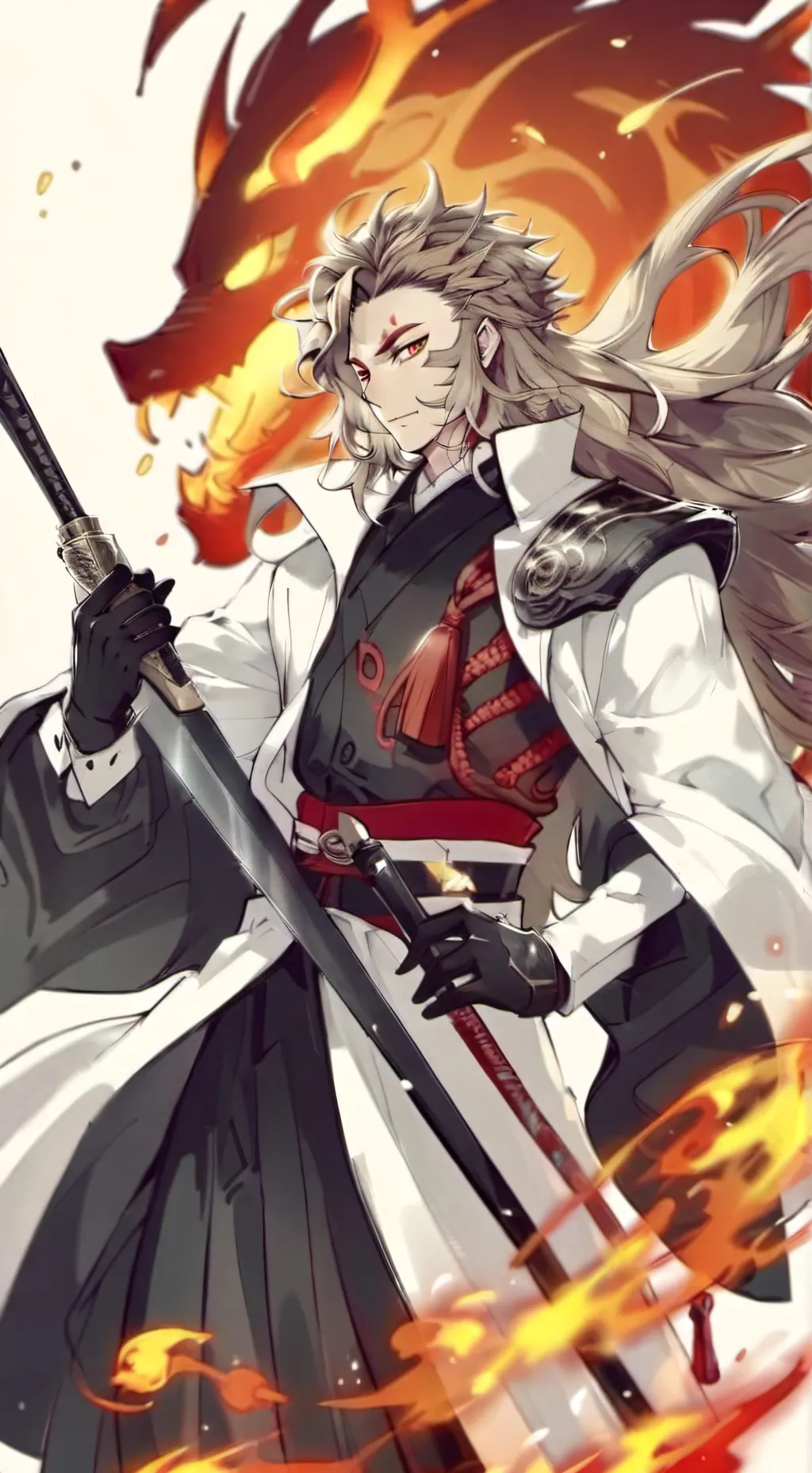 ai character: Rengoku Kyojuro  background