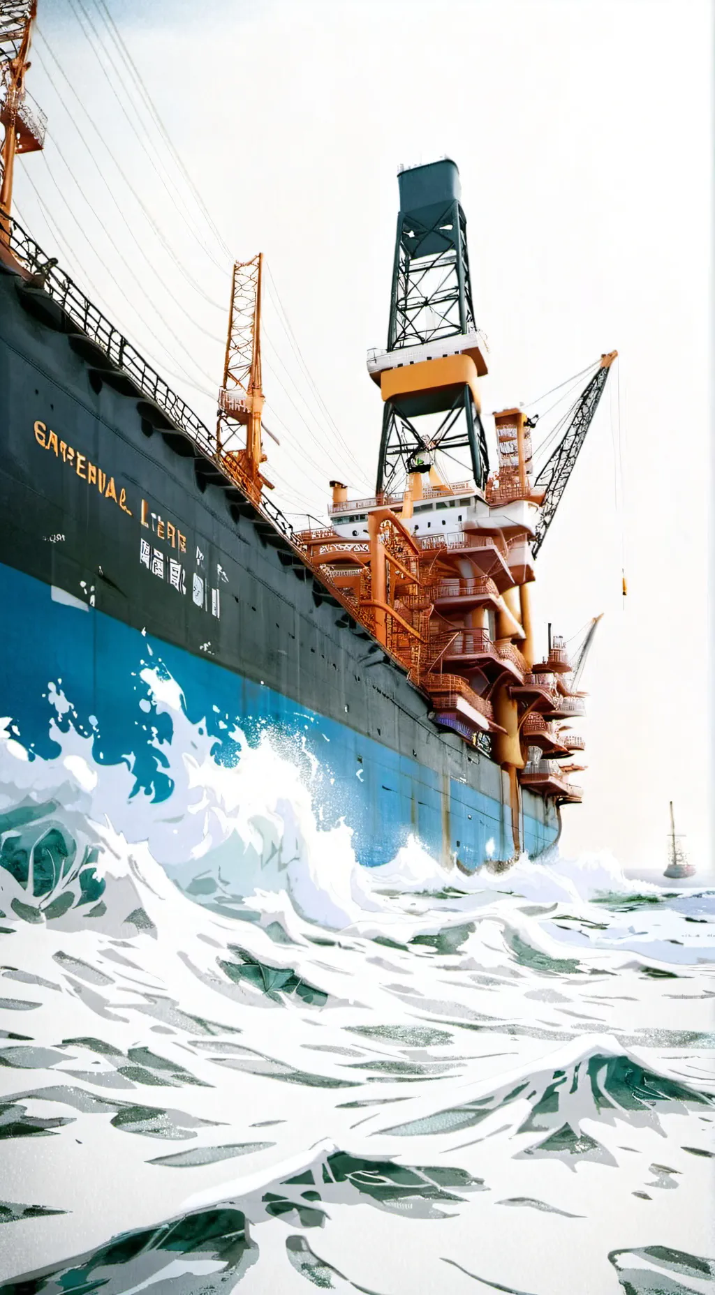 ai character: Deepwater Horizon  background