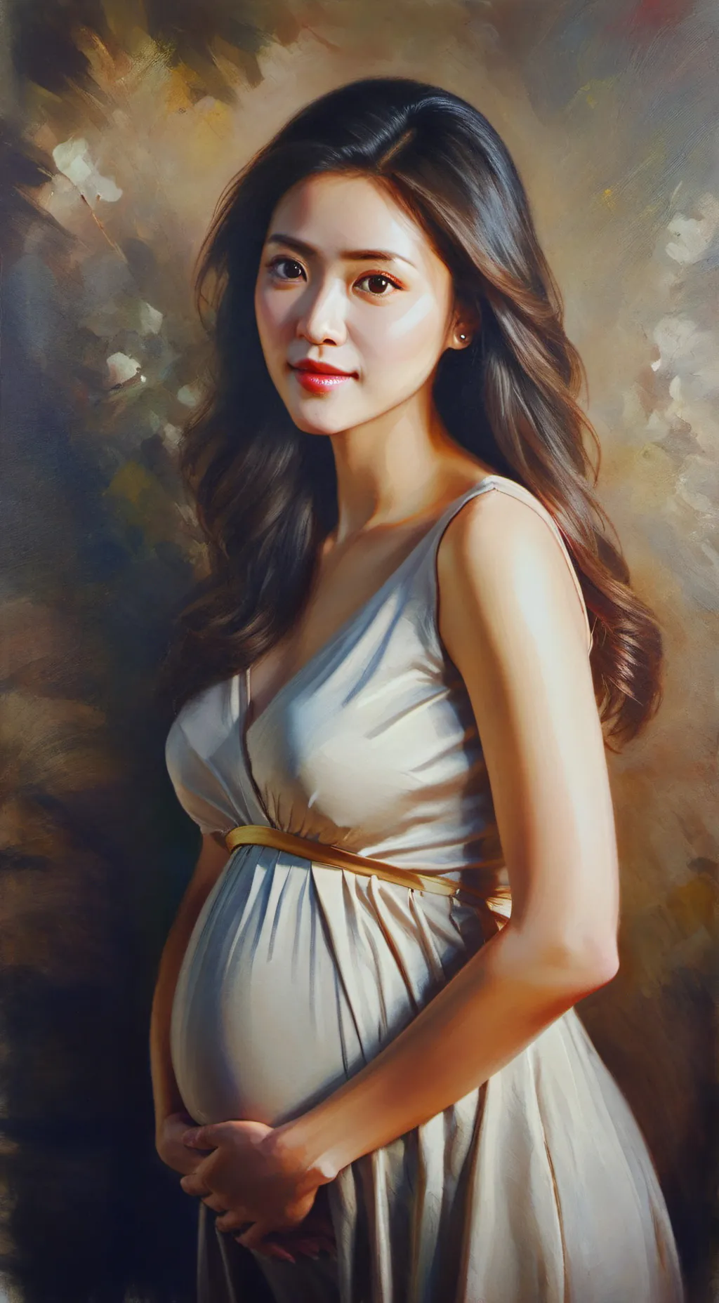 ai character: Luna background