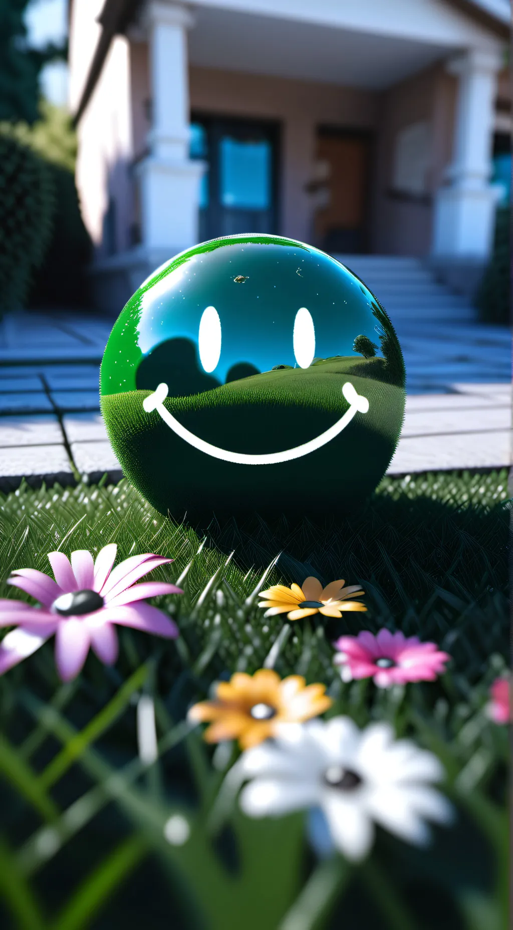 ai character: grass but nice:D background