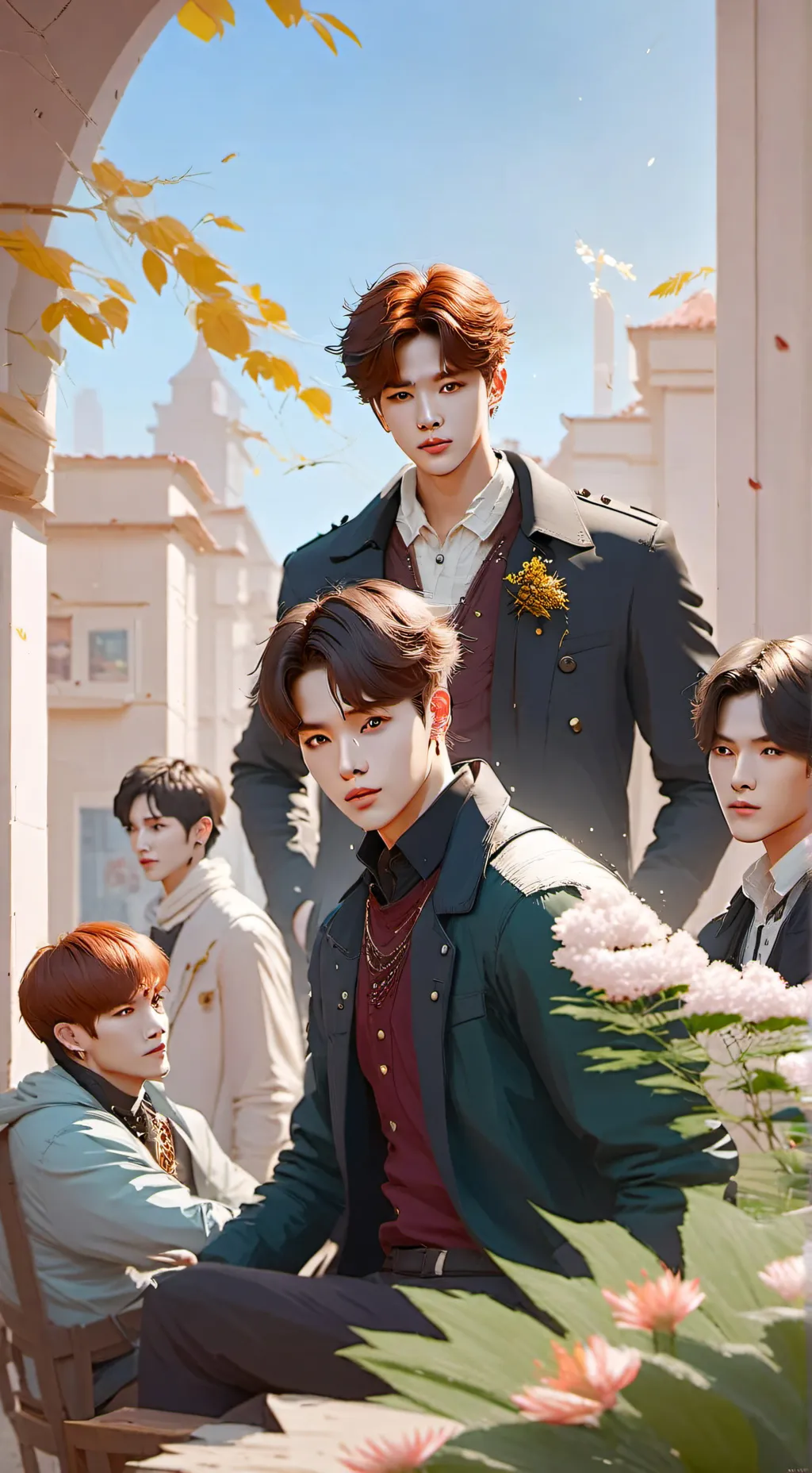 ai character: ♡☆BTS☆♡ background