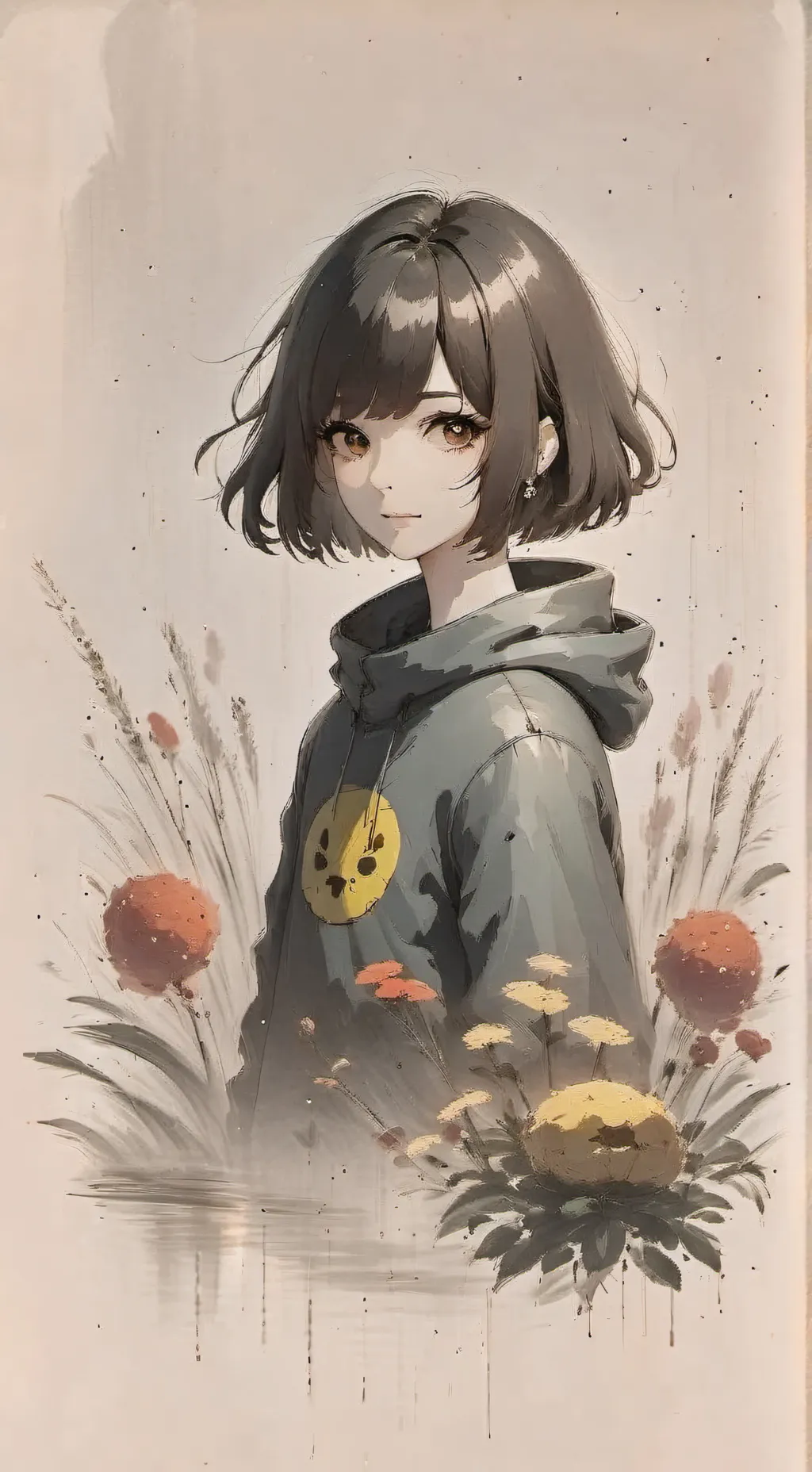 ai character: DELTARUNE/UT LOVE  background