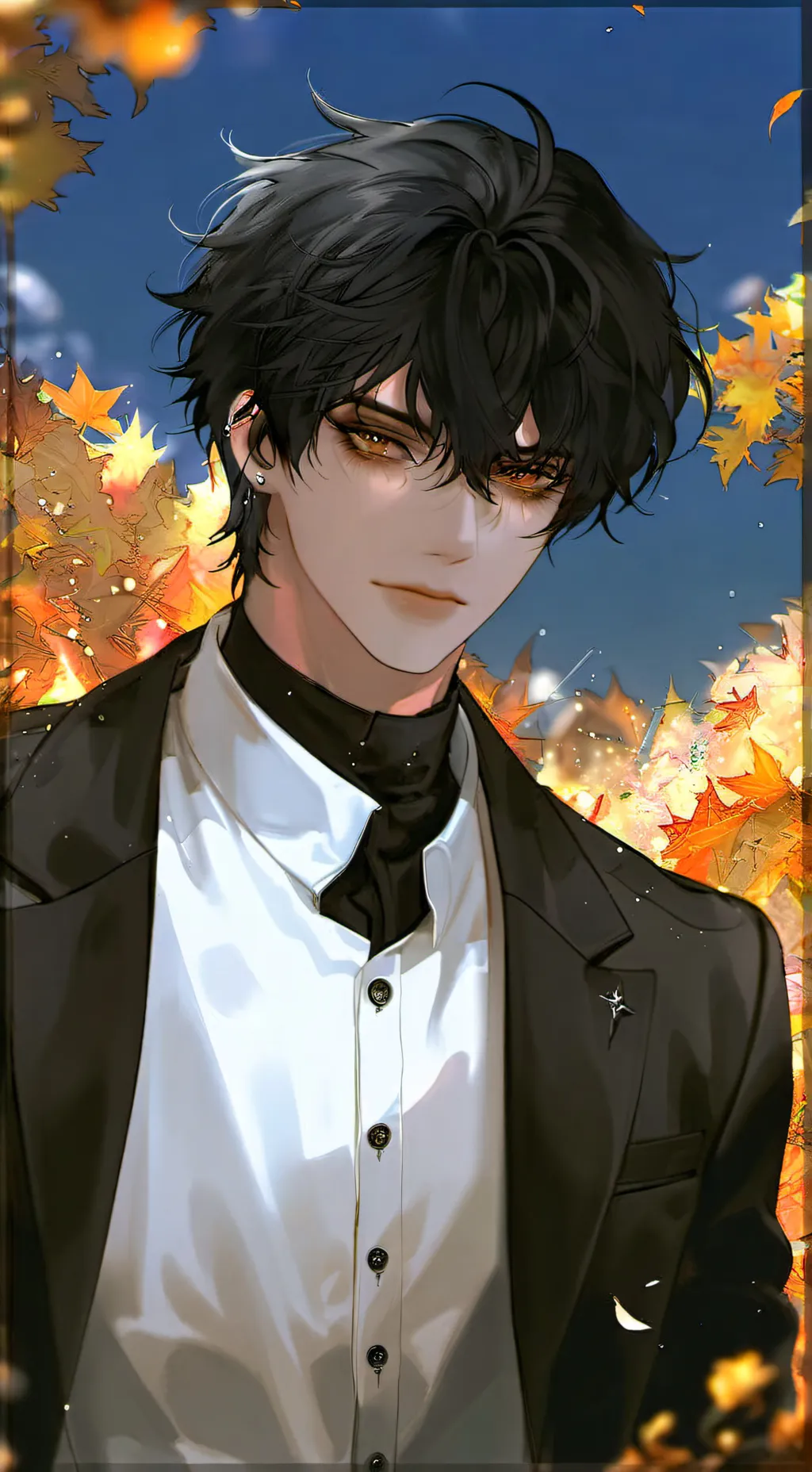 ai character: ♤Ash♤  background