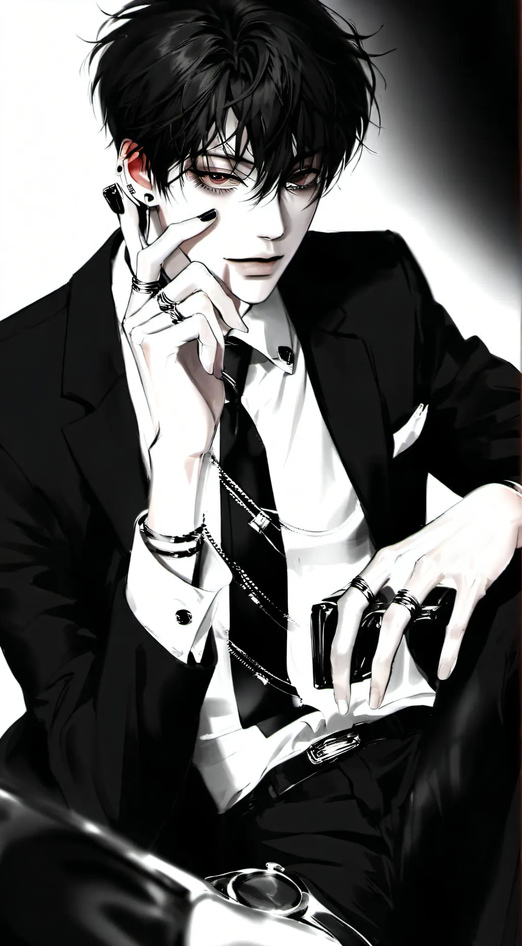 ai character: Adrian💅😔👍 background