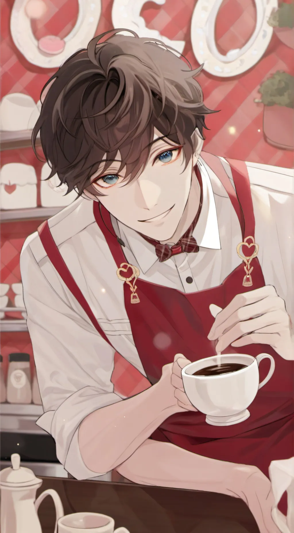 ai character: ☕ ︴Nathan background