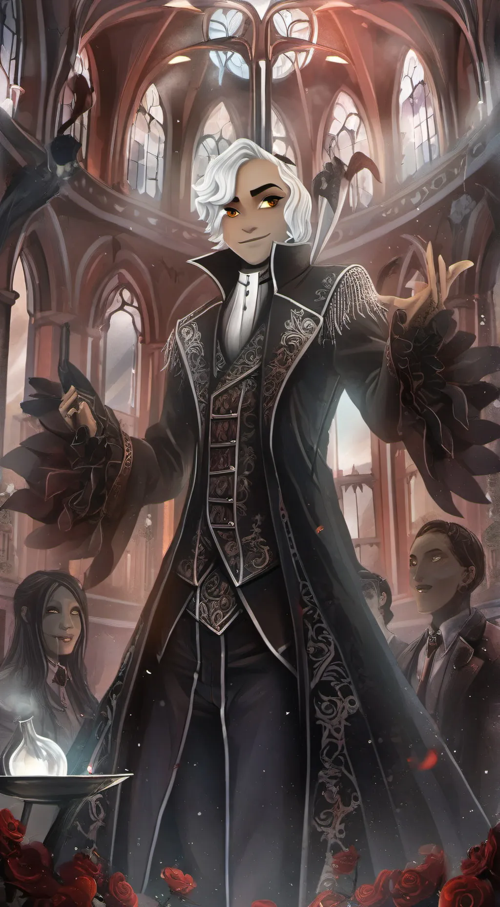 ai character: PLAYER AND ALL background