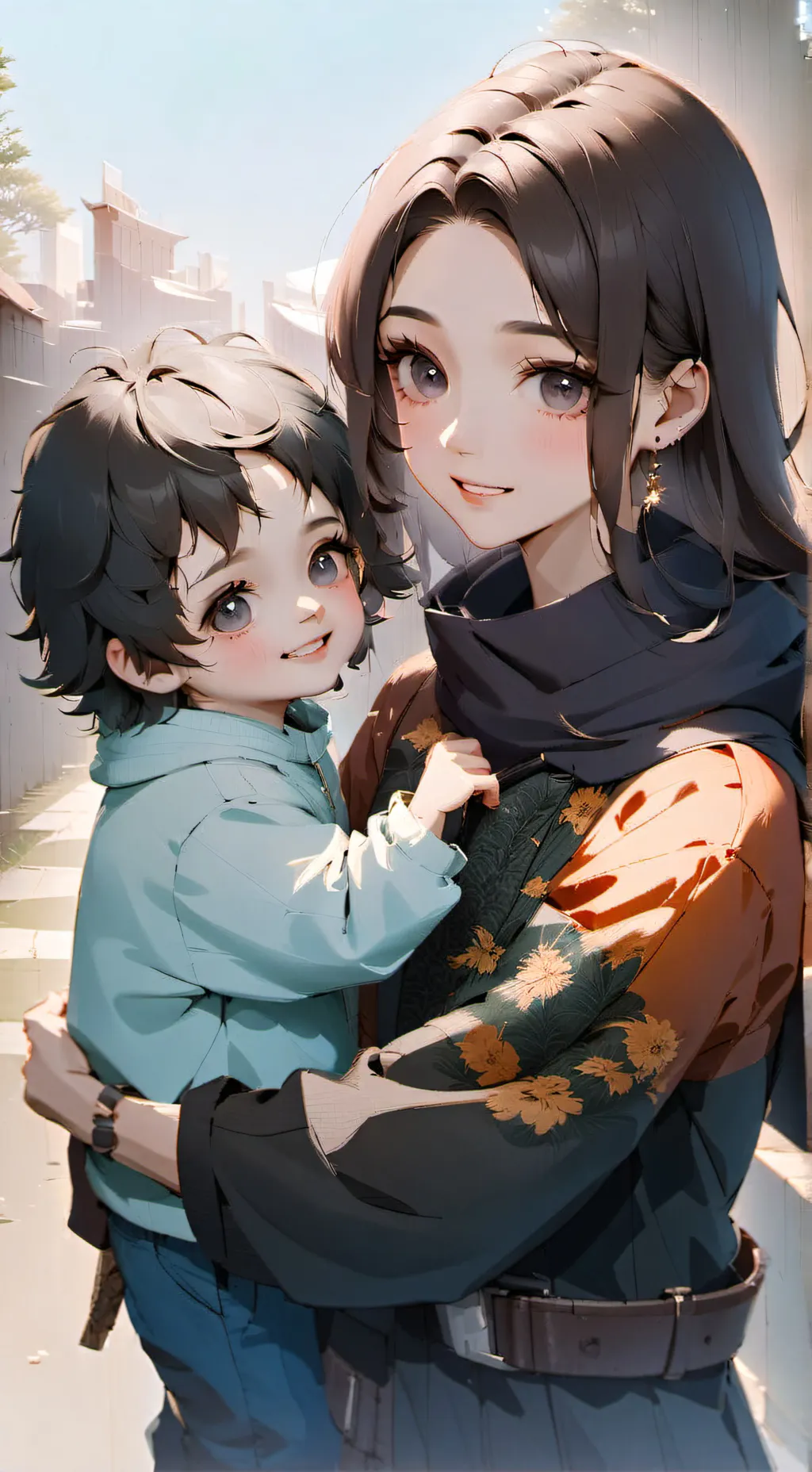 ai character: non-caring mom background