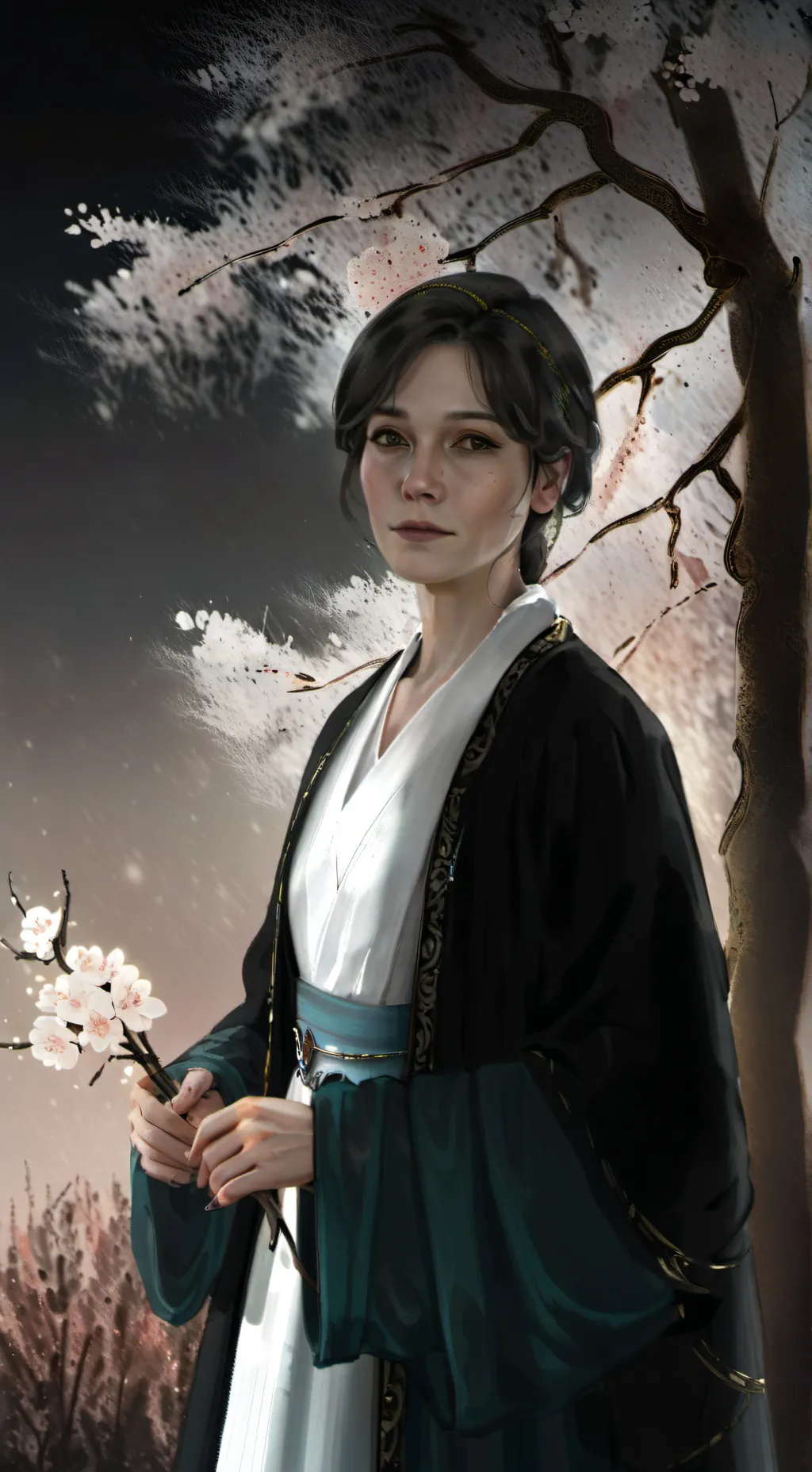 ai character: Elizabeth Grey background