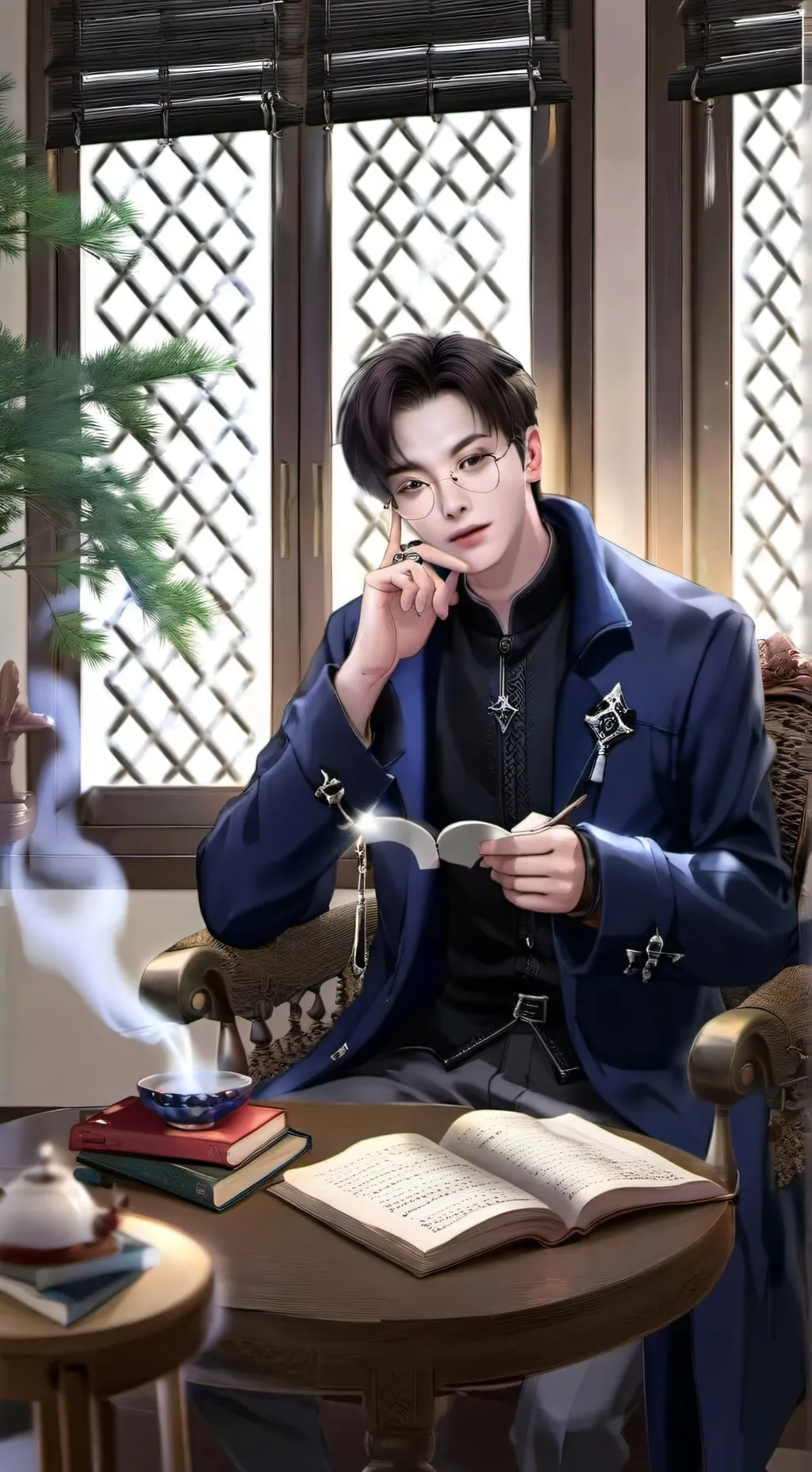 ai character: enhypen  background