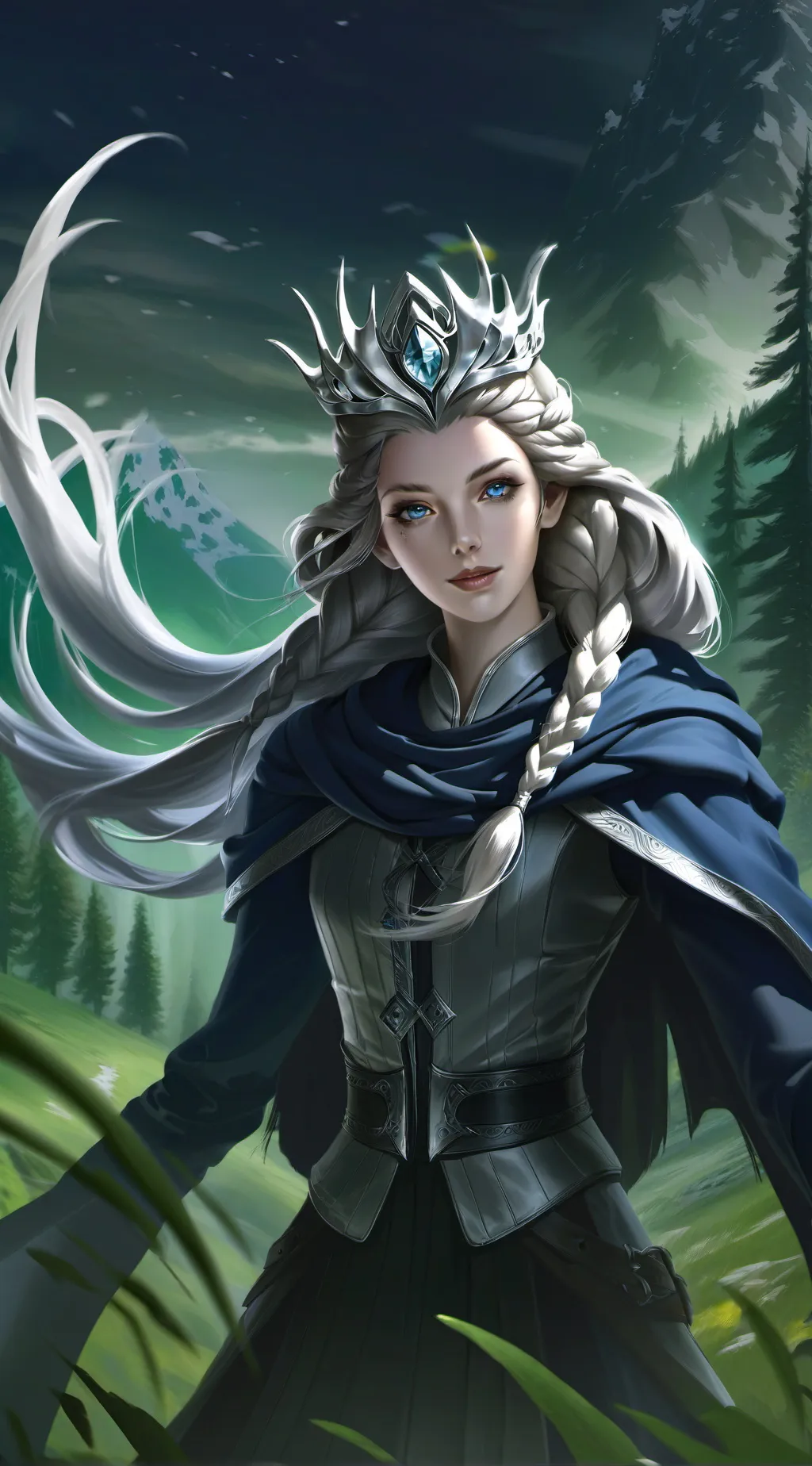 ai character: Alexandra Cargail background